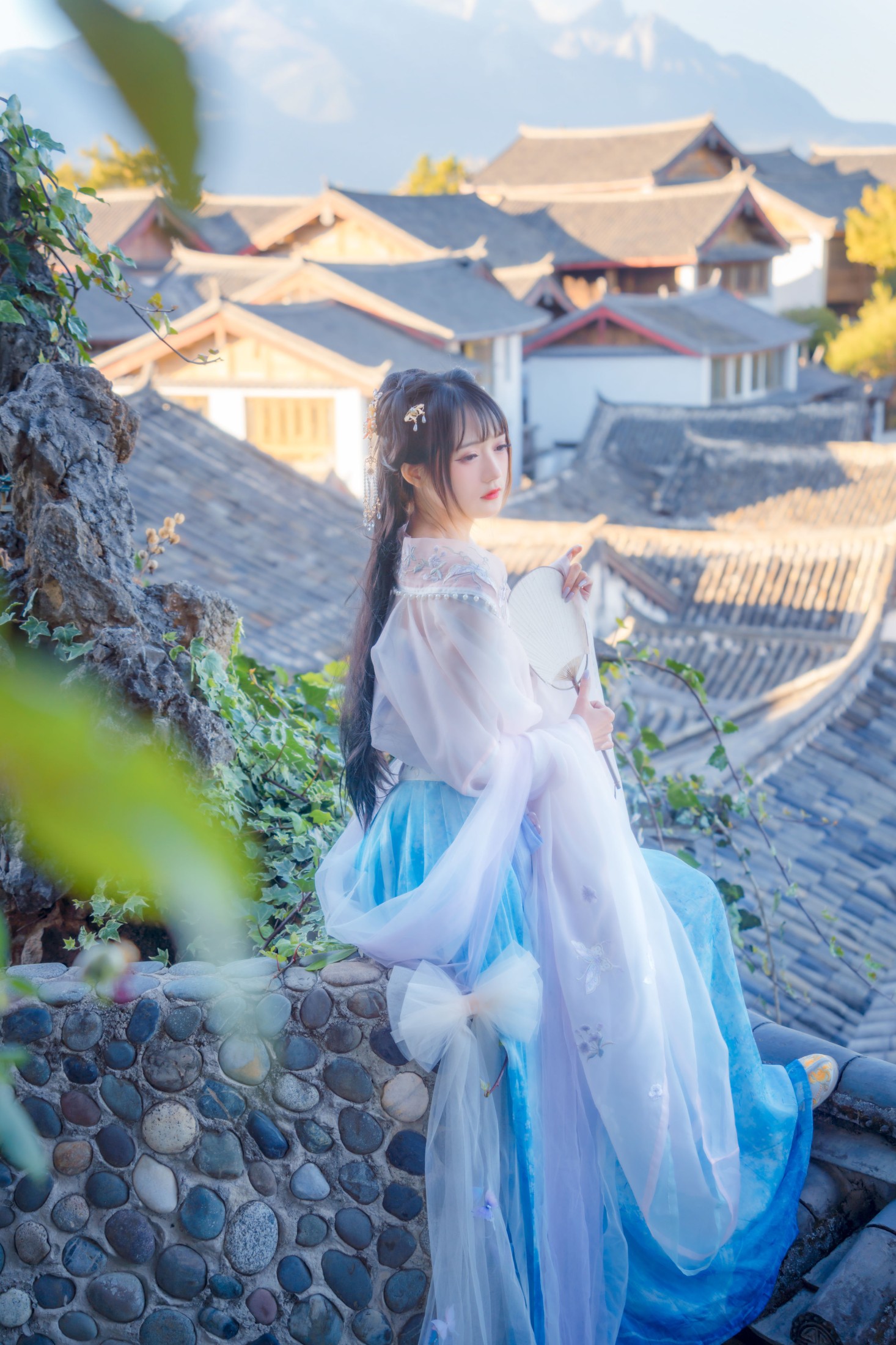 图片[5]-兔子Zzz不吃胡萝卜 – 《丽江屋顶》[23P]-COS写真在线网