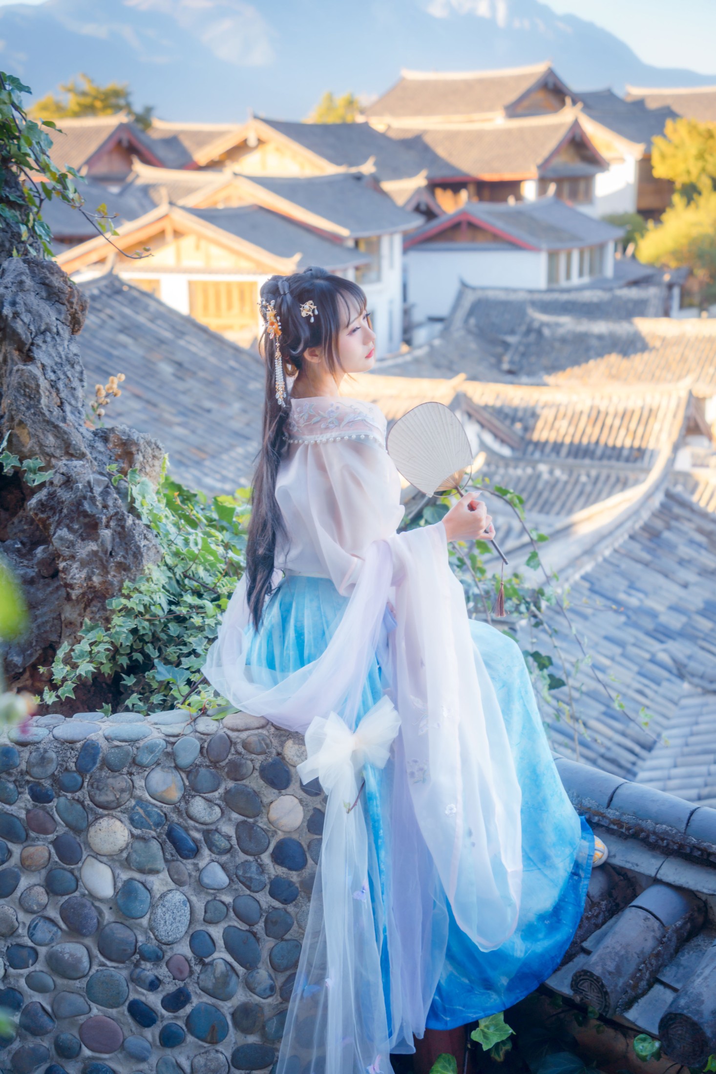 图片[4]-兔子Zzz不吃胡萝卜 – 《丽江屋顶》[23P]-COS写真在线网