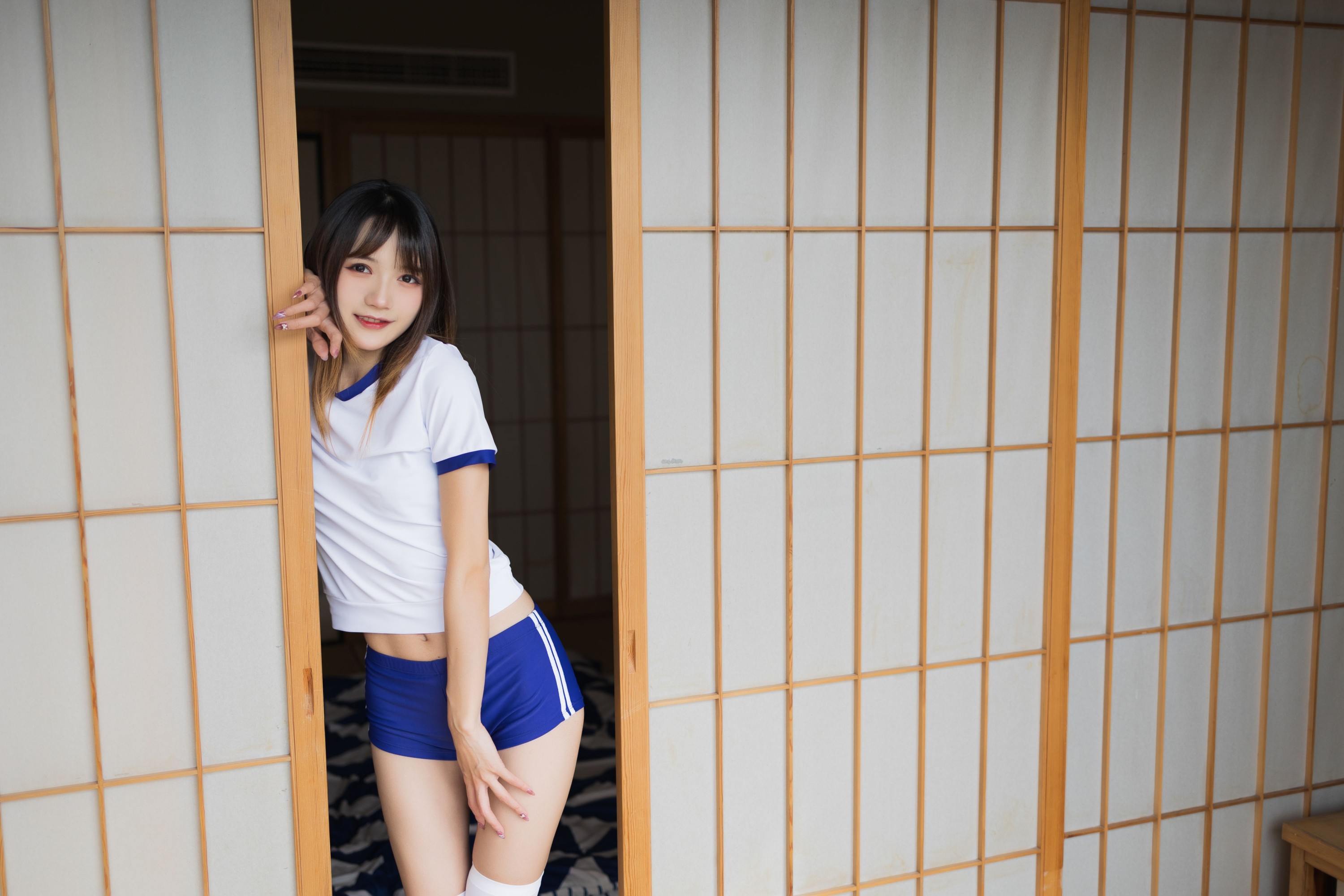 图片[4]-兔子Zzz不吃胡萝卜 – 《体操服少女》[37P]-COS写真在线网
