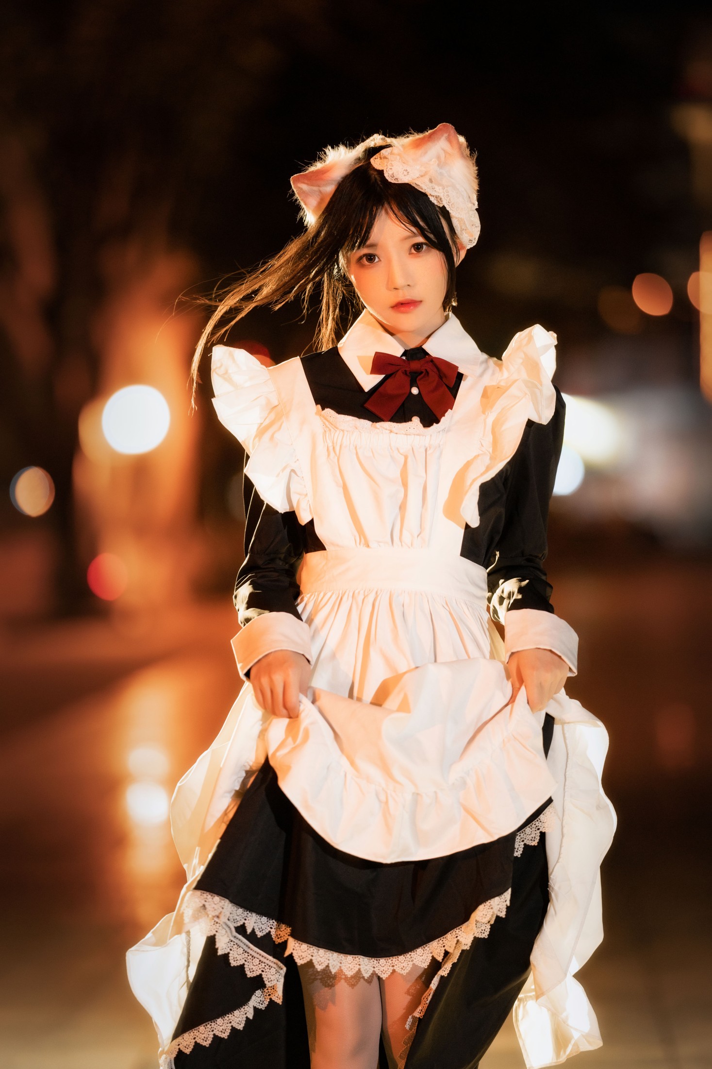 图片[3]-桜桃喵 – 《夜女仆》[21P]-COS写真在线网