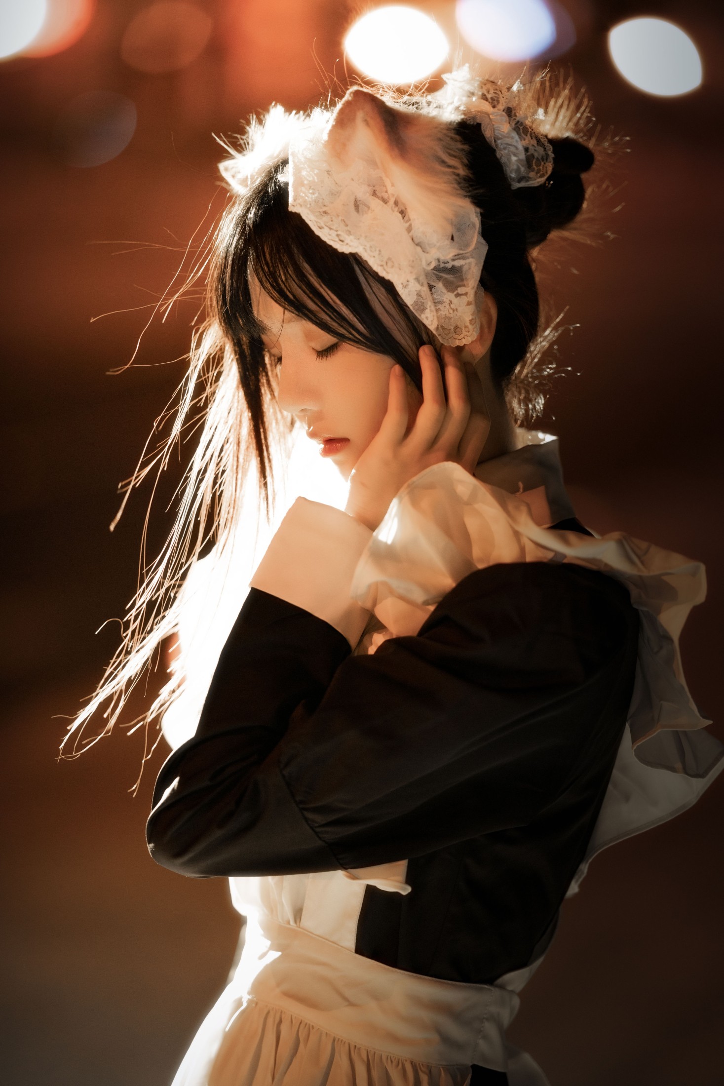 图片[6]-桜桃喵 – 《夜女仆》[21P]-COS写真在线网