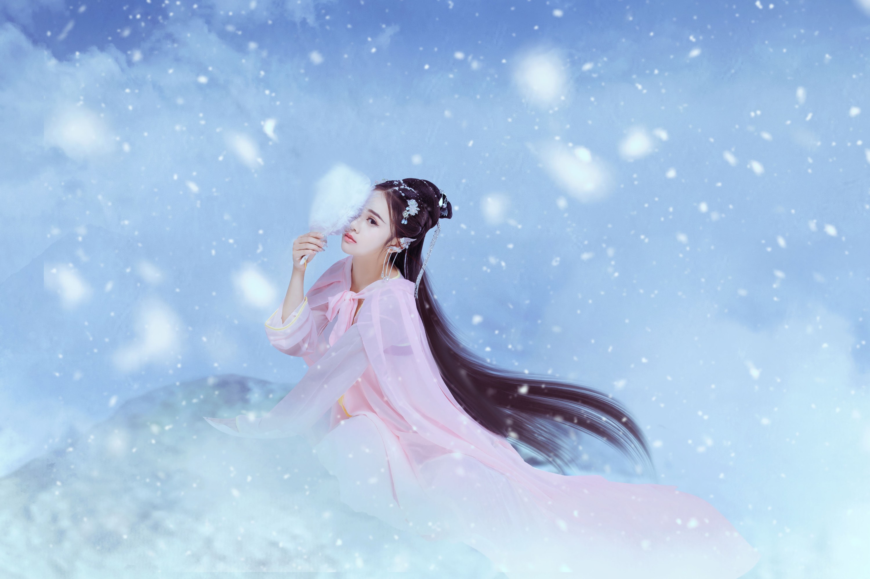 图片[5]-甜宝 – 《落雪归》[22P]-COS写真在线网
