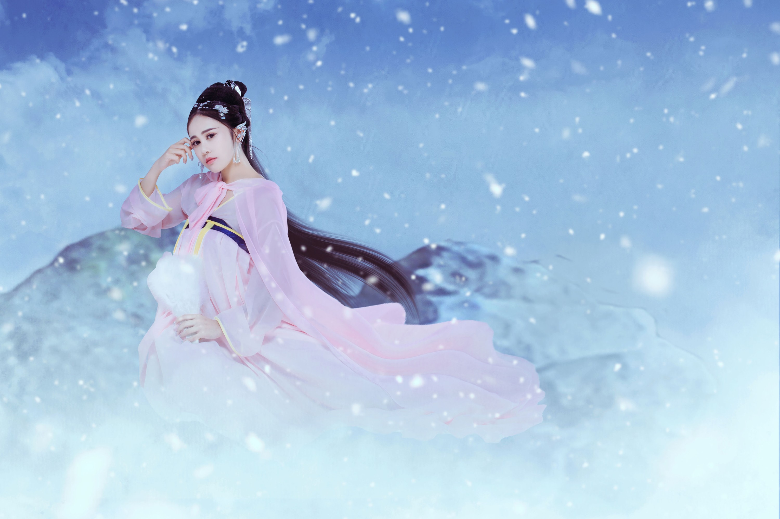 图片[3]-甜宝 – 《落雪归》[22P]-COS写真在线网