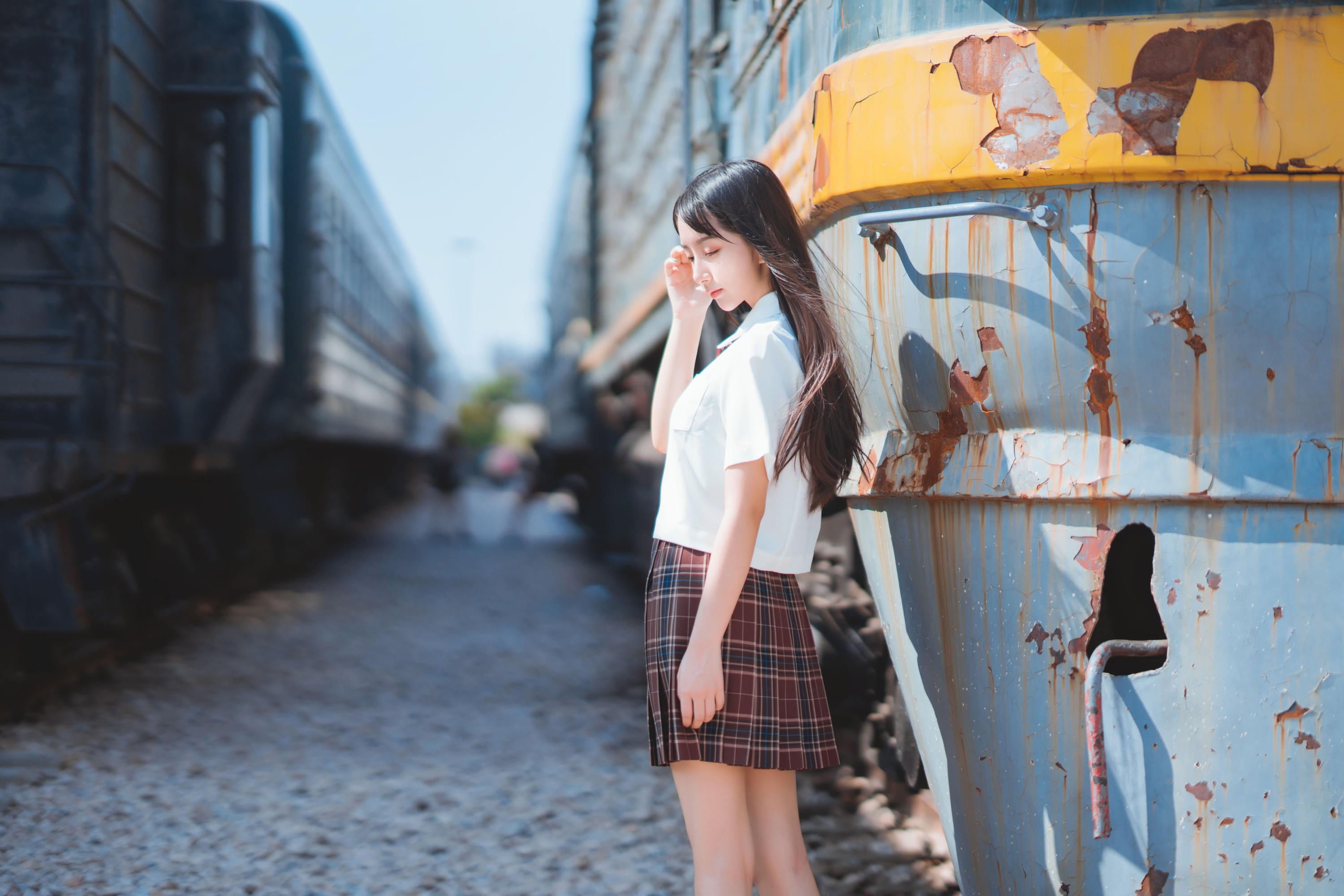 图片[4]-鲁鲁羽落子 – 《青春列车》[32P]-COS写真在线网