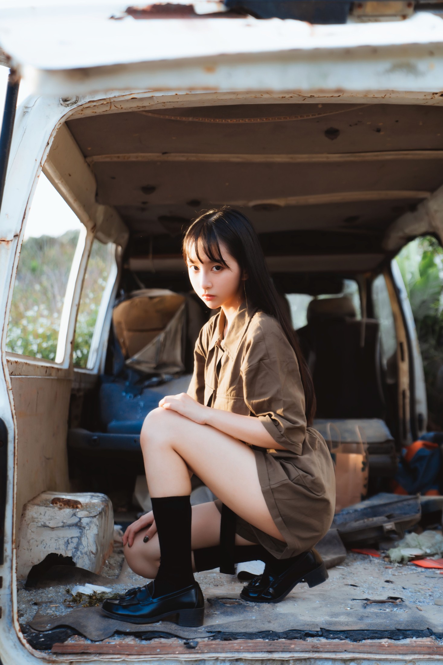 图片[6]-鲁鲁羽落子 – 《废弃车场》[31P]-COS写真在线网