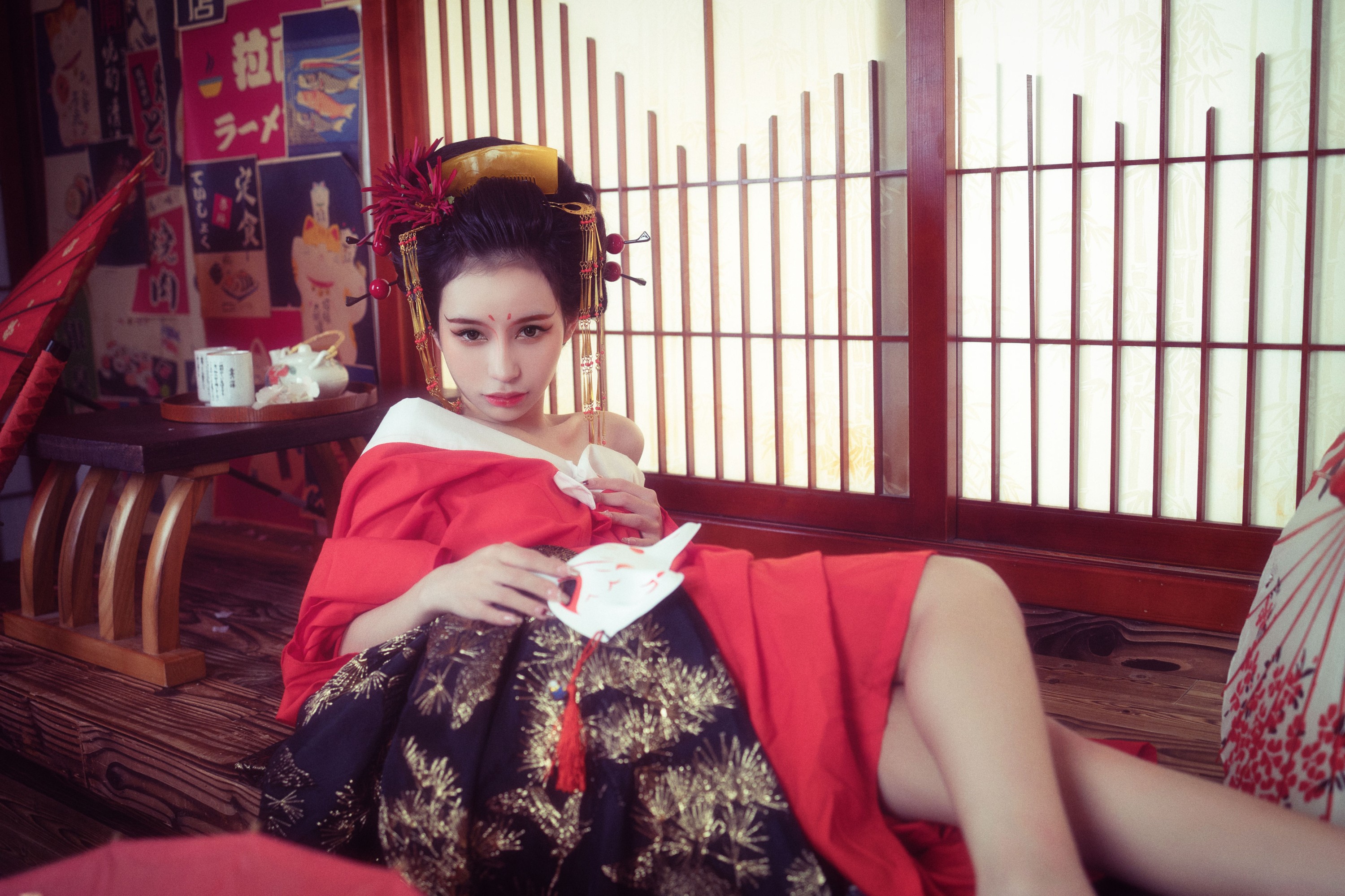 图片[5]-可爱温泉蛋 – 《花魁》[24P]-COS写真在线网