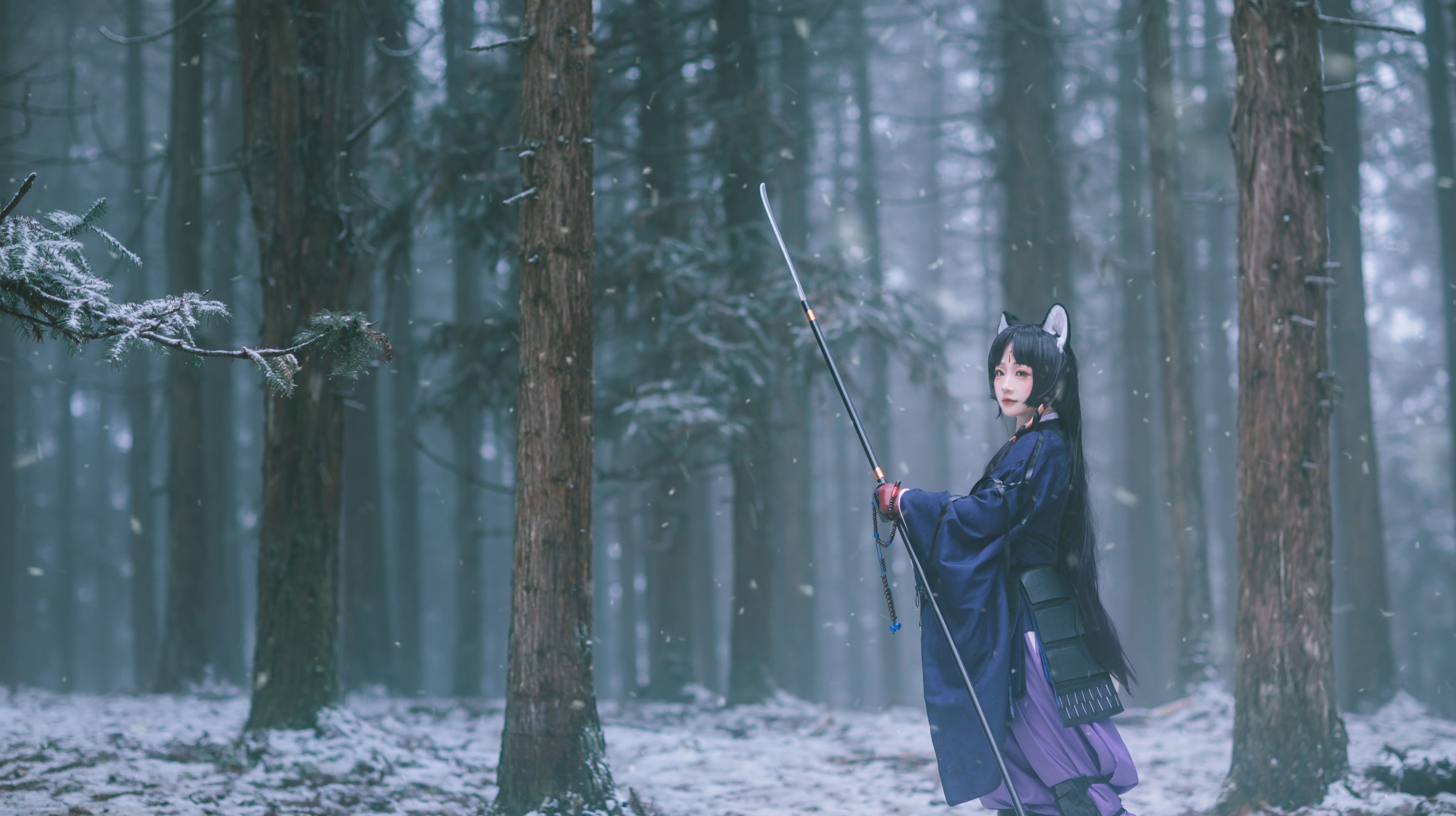 图片[5]-遥山药药 – 《嵯峨 ~雪山的修炼》[21P]-COS写真在线网