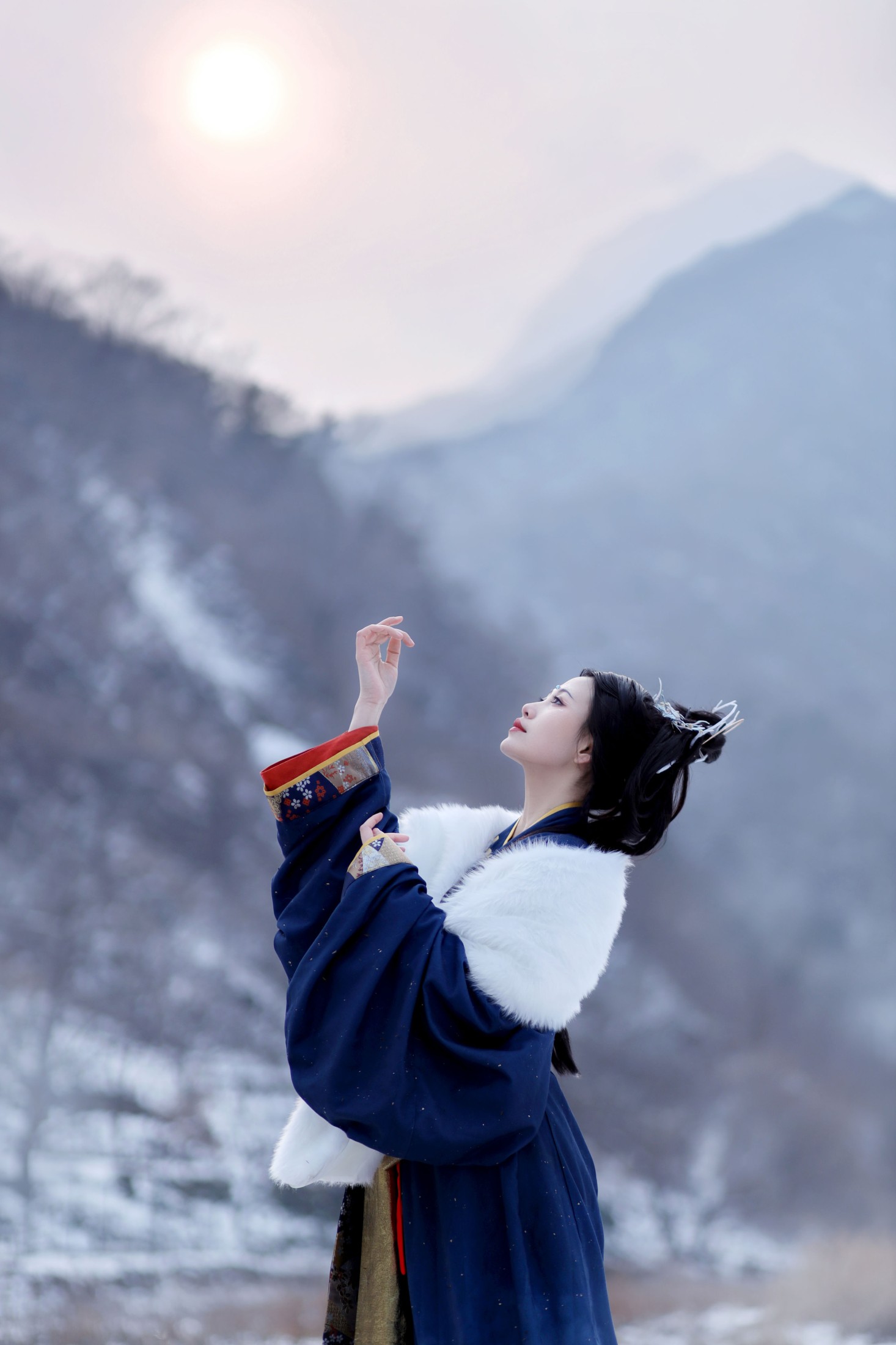 图片[3]-青霜鹅 – 《雪山山神》[22P]-COS写真在线网