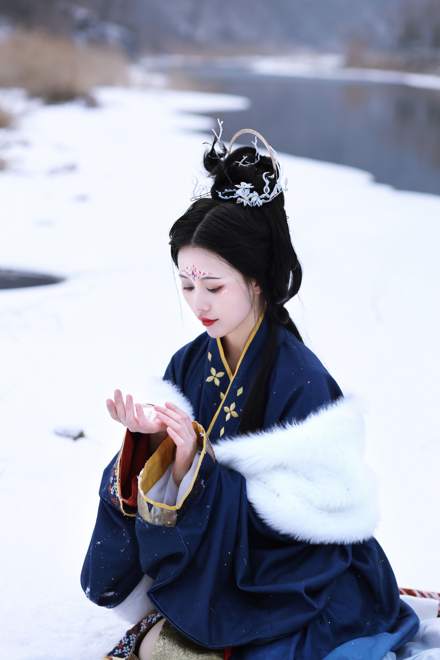 图片[5]-青霜鹅 – 《雪山山神》[22P]-COS写真在线网