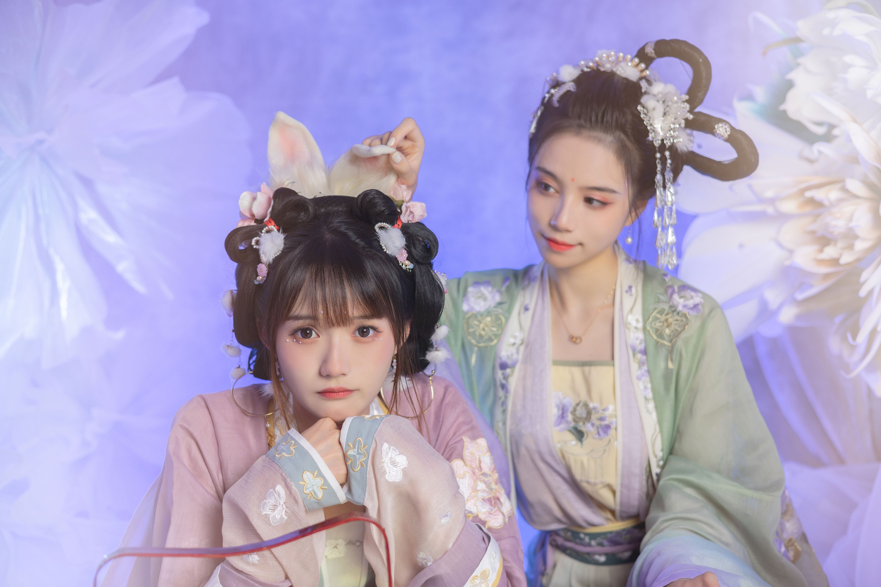 图片[3]-贰加六 兔子Zzz不吃胡萝卜 – 《玉兔与嫦娥》[42P]-COS写真在线网