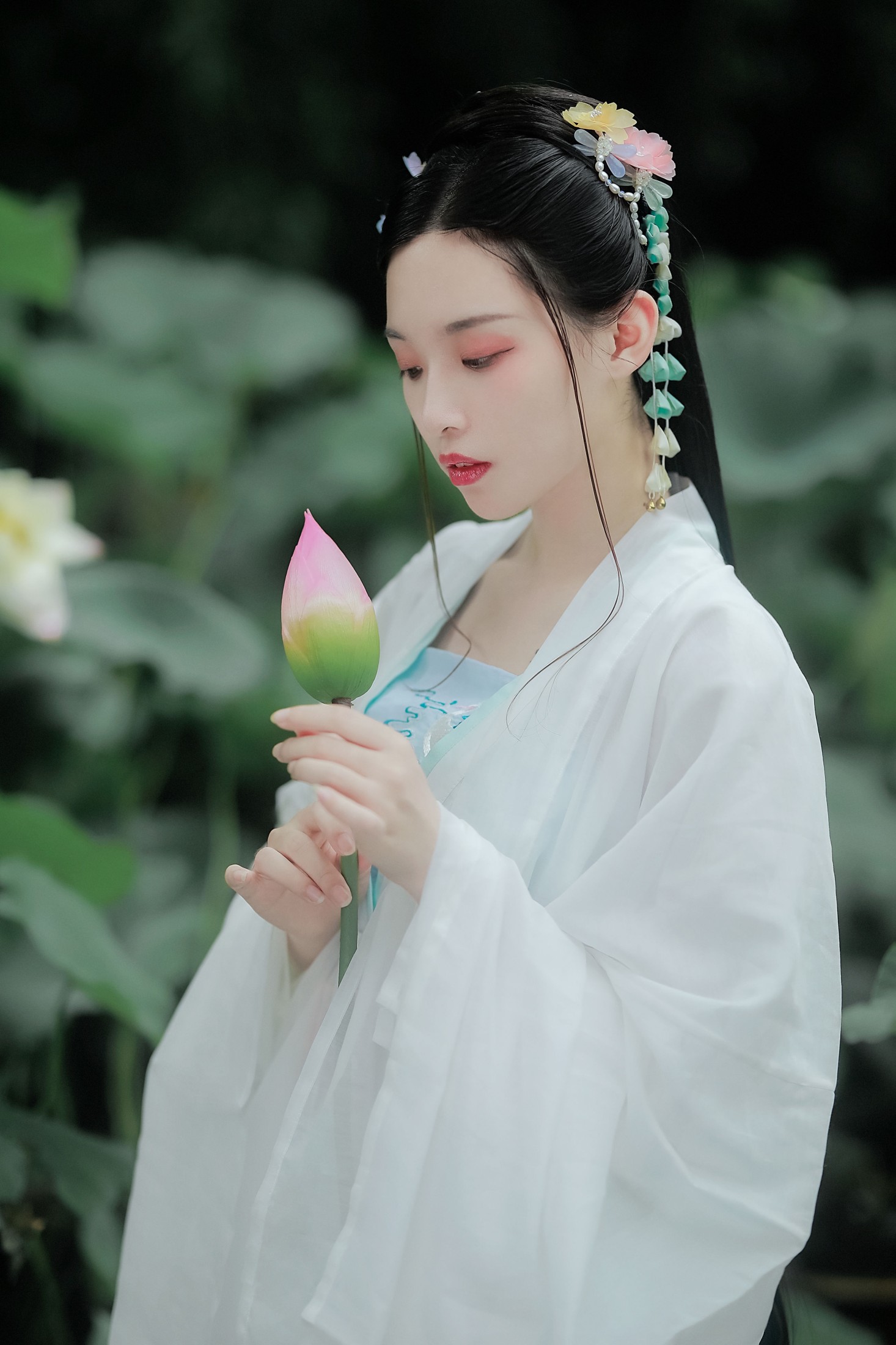 图片[4]-_喵喵家的小鱼干_ – 《采莲曲》[23P]-COS写真在线网