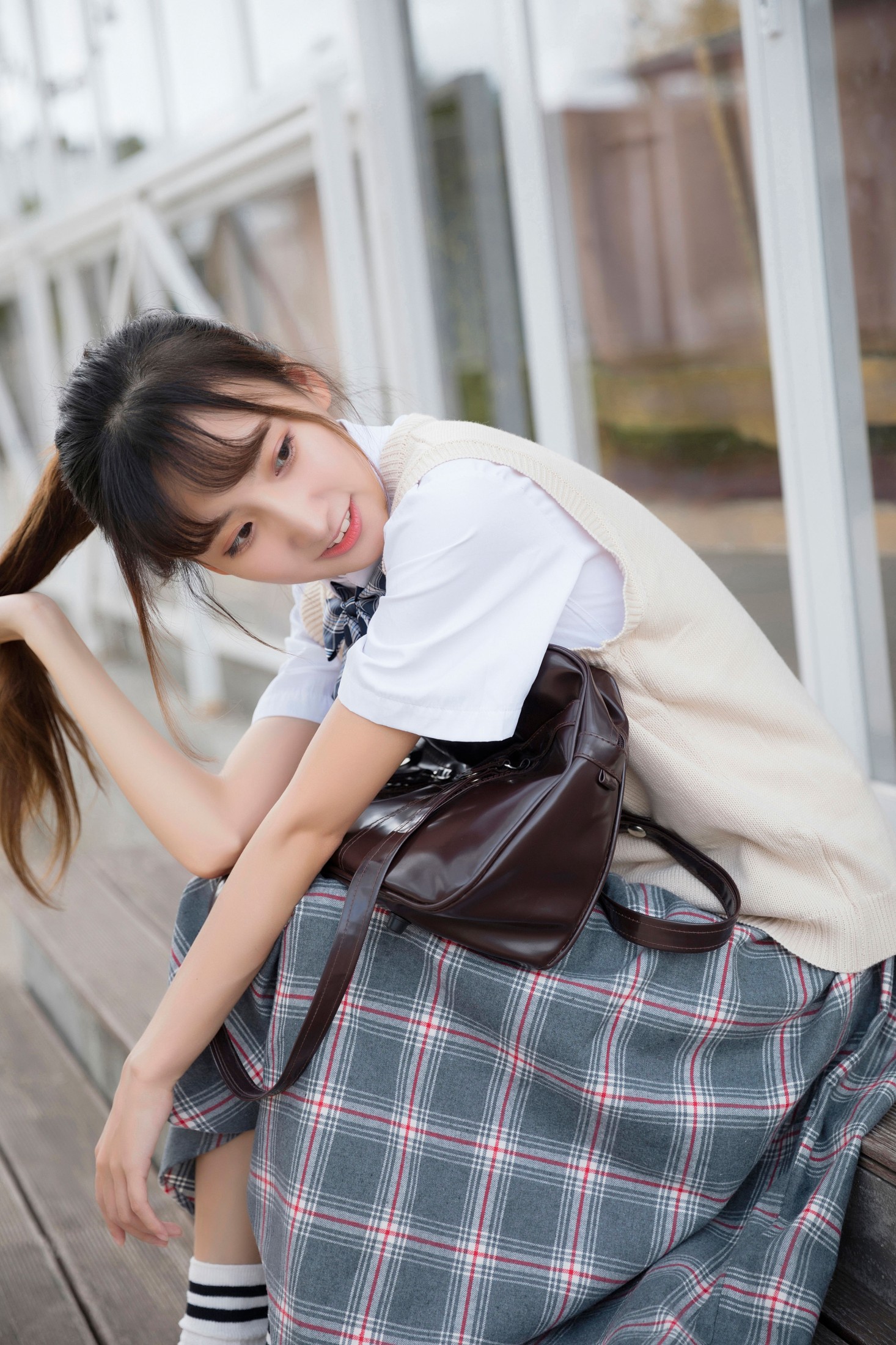 Ria李礼礼 – 《属于JK的夏天》[30P] - 秀人网免费无水印在线套图写真