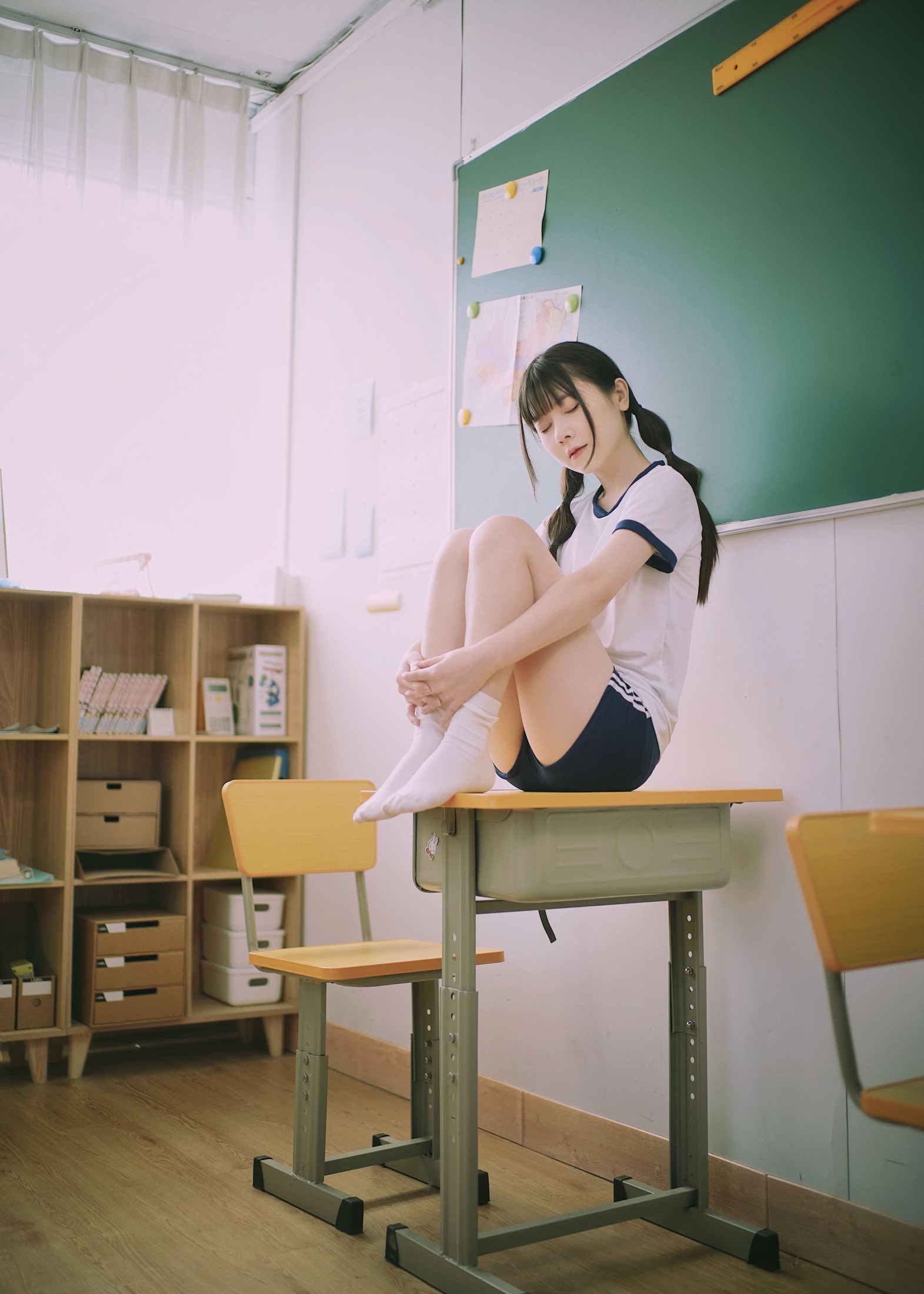 图片[5]-萌萌 – 《青春教室》[24P]-COS写真在线网
