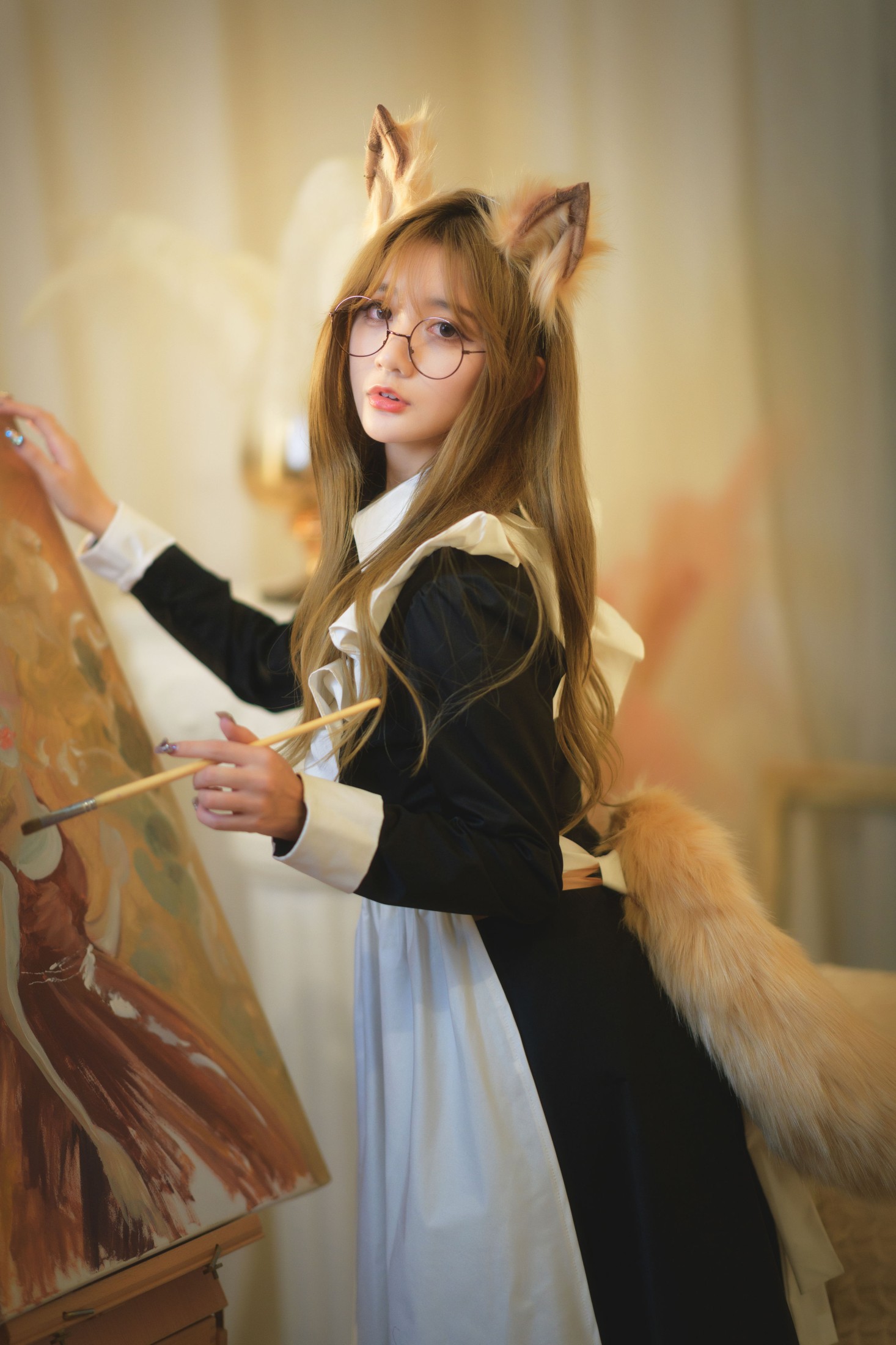 图片[3]-Conkon控控 贰加六 兔子Zzz不吃胡萝卜 – 《魔法屋》[44P]-COS写真在线网