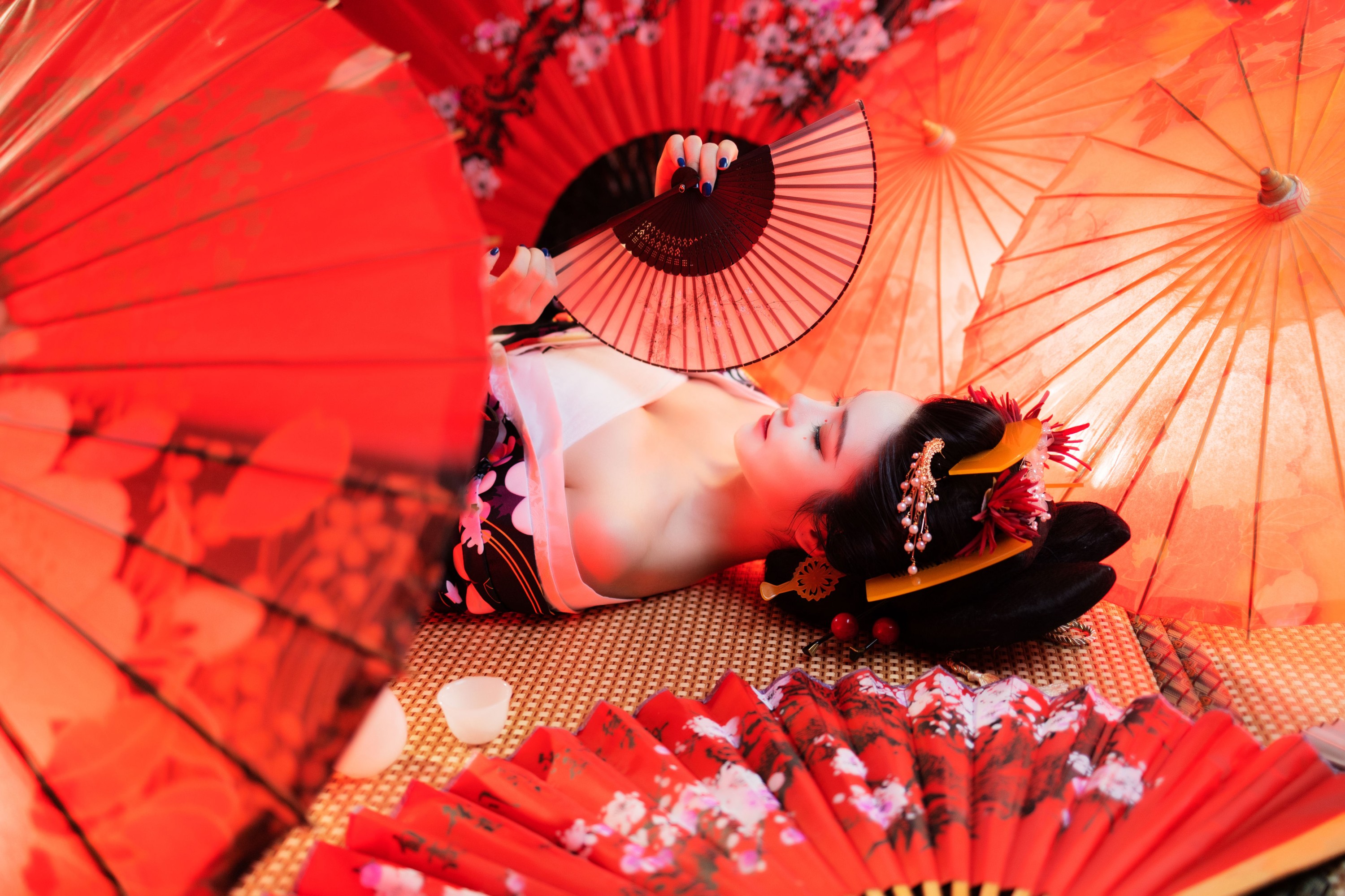 图片[4]-莫妮卡 – 《扇姬》[26P]-COS写真在线网