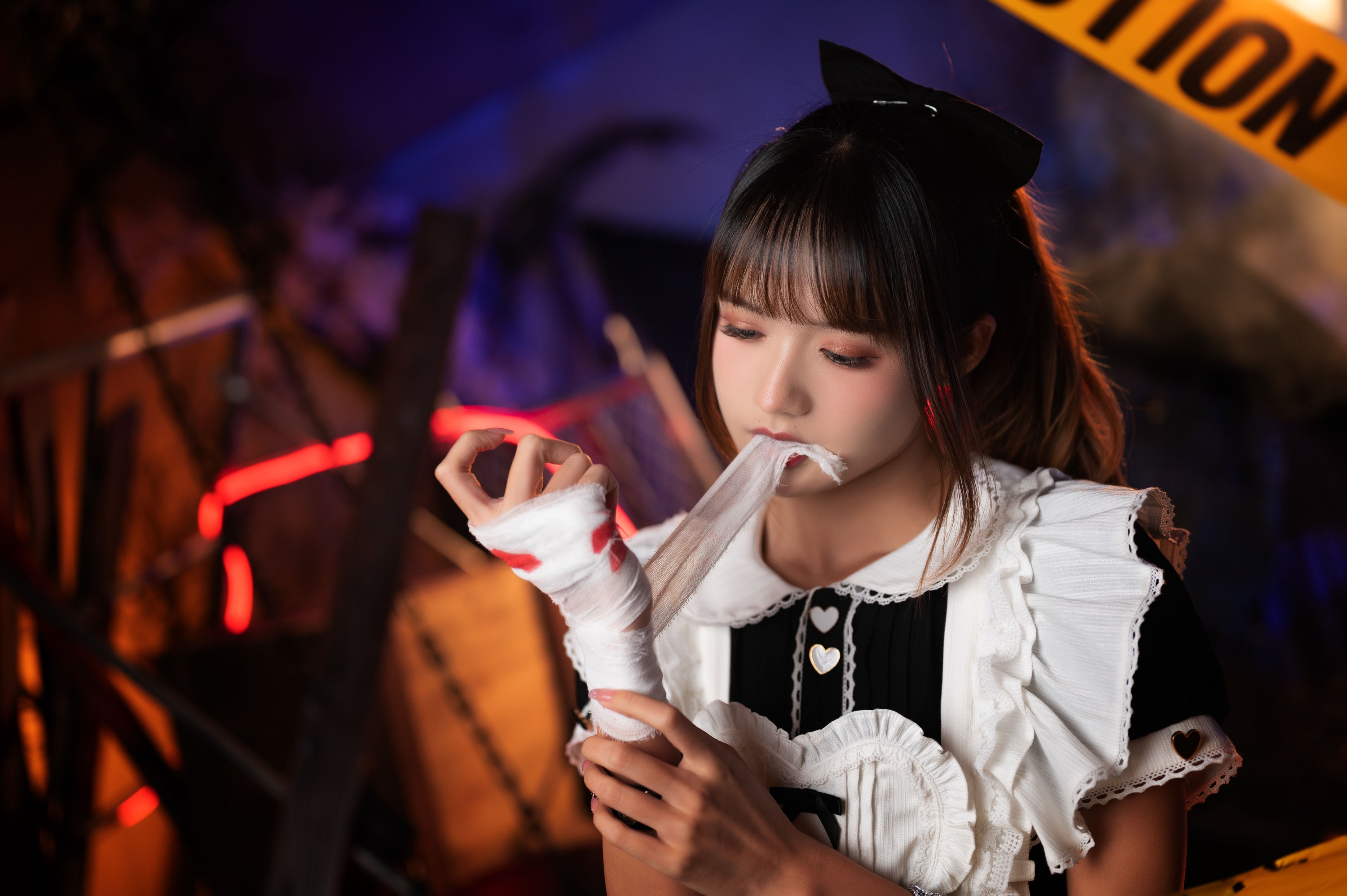 图片[3]-兔子Zzz不吃胡萝卜 – 《战斗女仆》[24P]-COS写真在线网