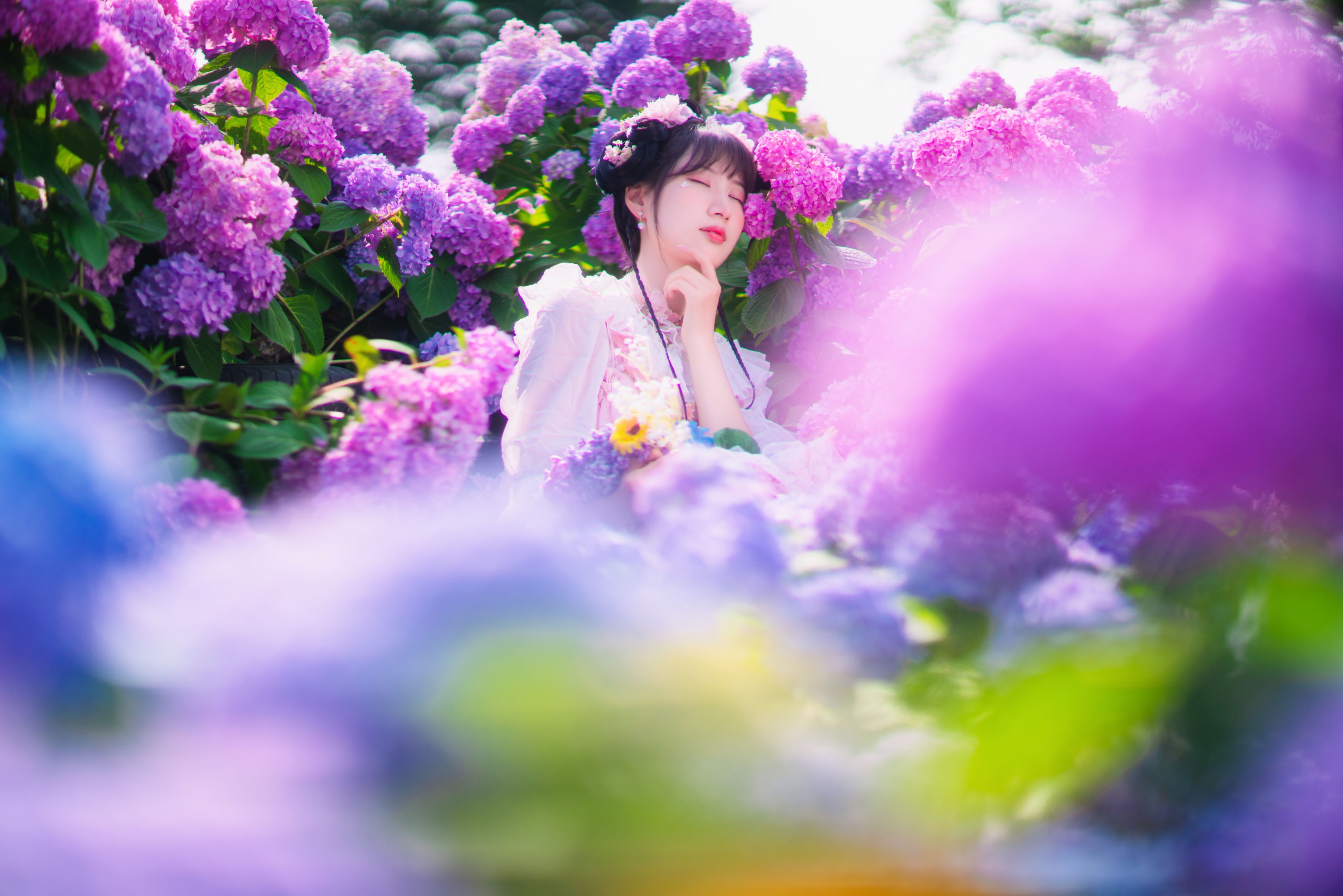 图片[4]-初茶 – 《映花面》[36P]-COS写真在线网