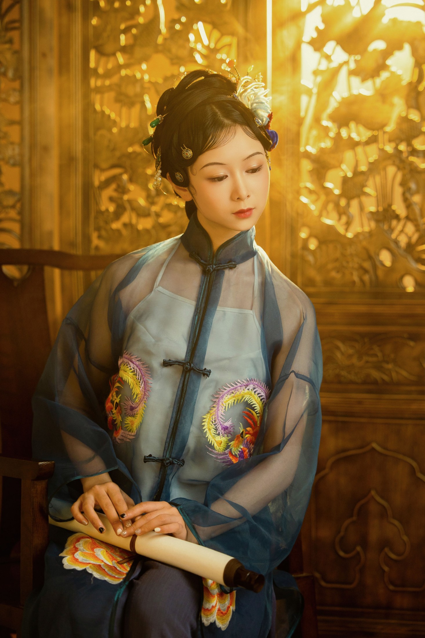 图片[3]-周周 – 《清宫戏曲》[28P]-COS写真在线网