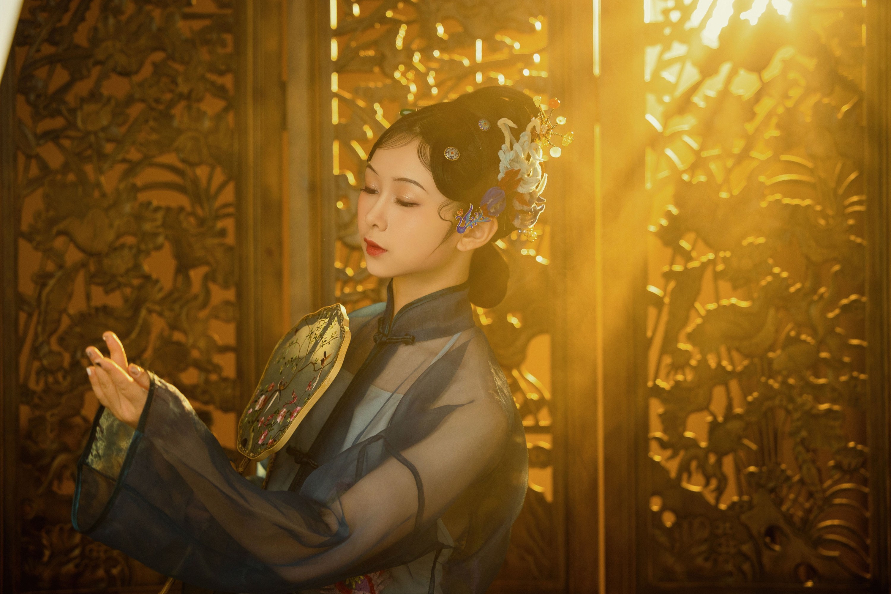 图片[5]-周周 – 《清宫戏曲》[28P]-COS写真在线网