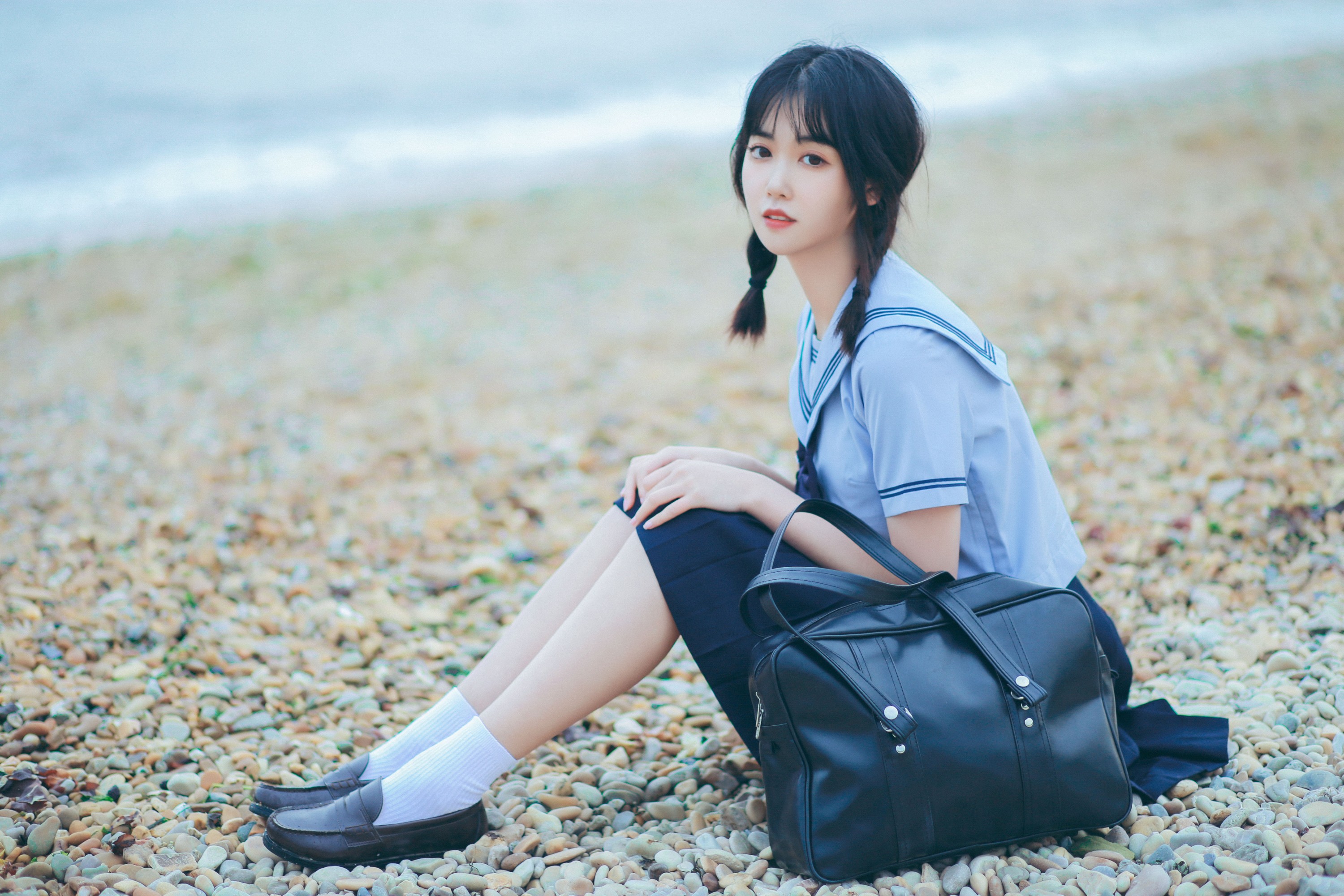 图片[4]-淺櫻桃奈 – 《夏日海边的少女》[26P]-COS写真在线网