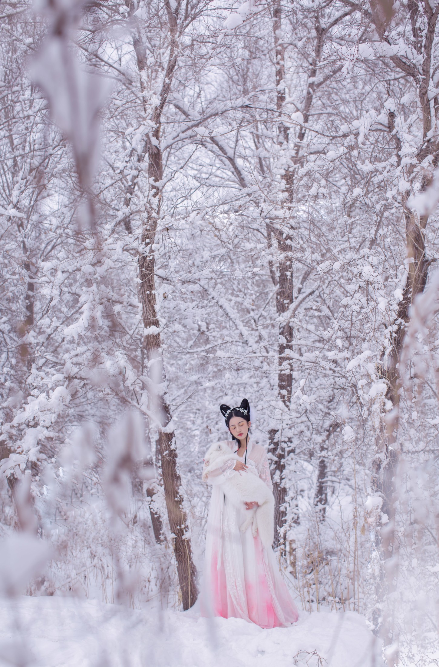 图片[4]-沐槿cutie – 《雪狐》[30P]-COS写真在线网