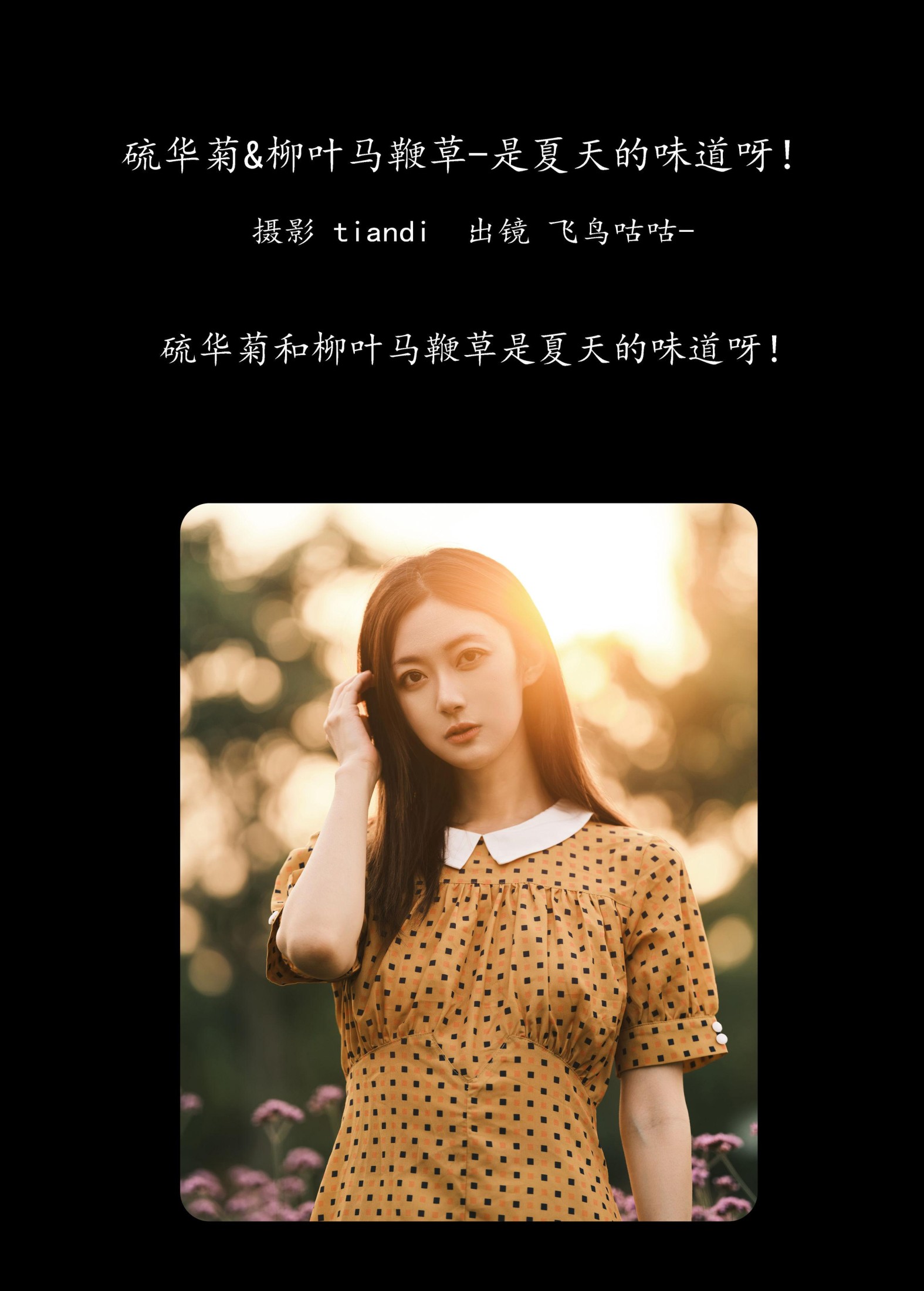 图片[2]-飞鸟咕咕- – 《硫华菊&柳叶马鞭草-是夏天的味道呀！》[44P]-COS写真在线网