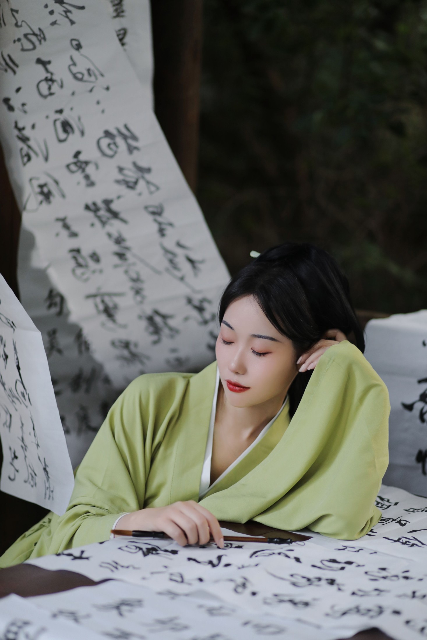 图片[5]-迟白 – 《竹里居》[28P]-COS写真在线网