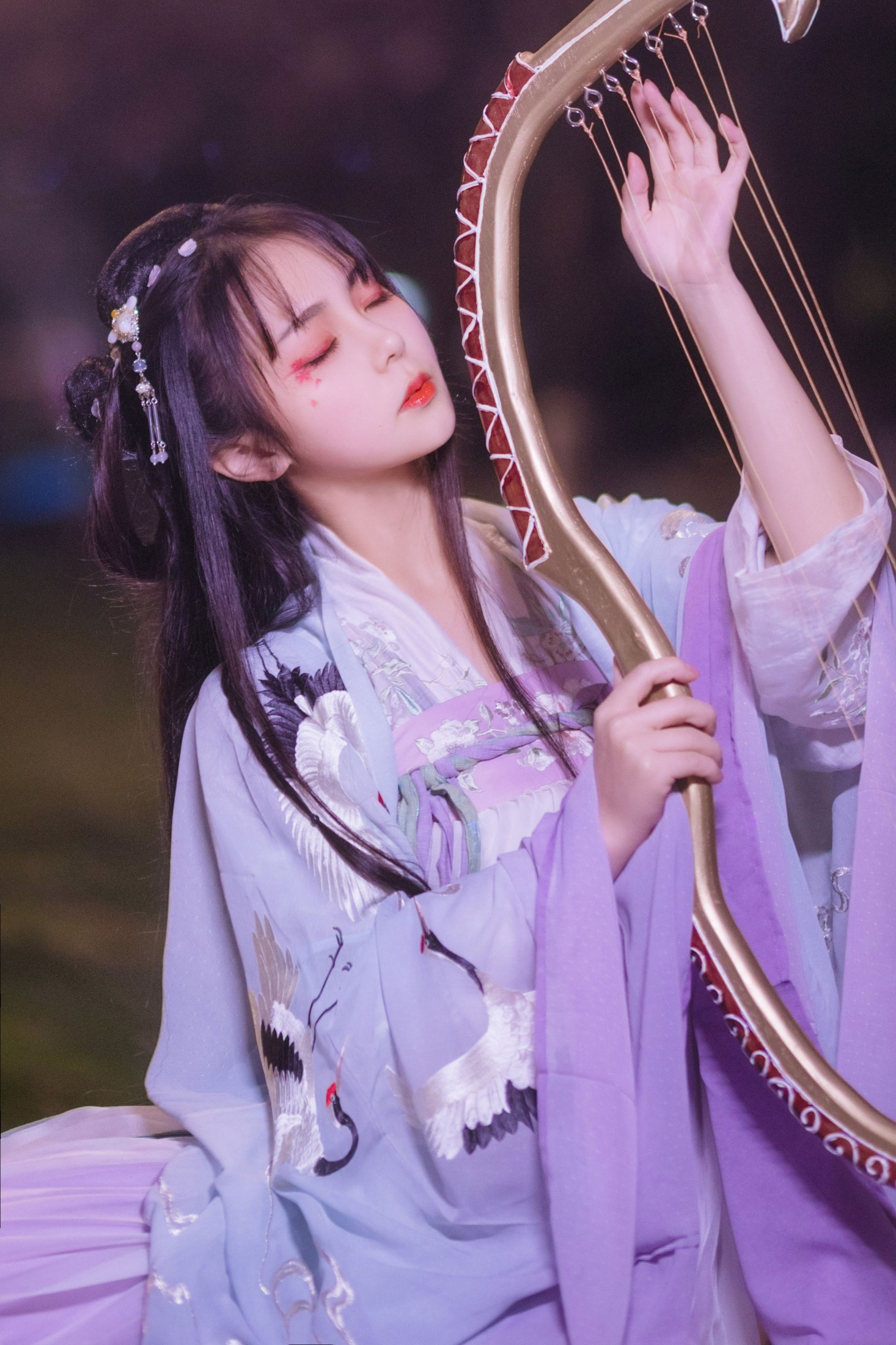 图片[5]-阡墨红尘 – 《夜樱》[20P]-COS写真在线网