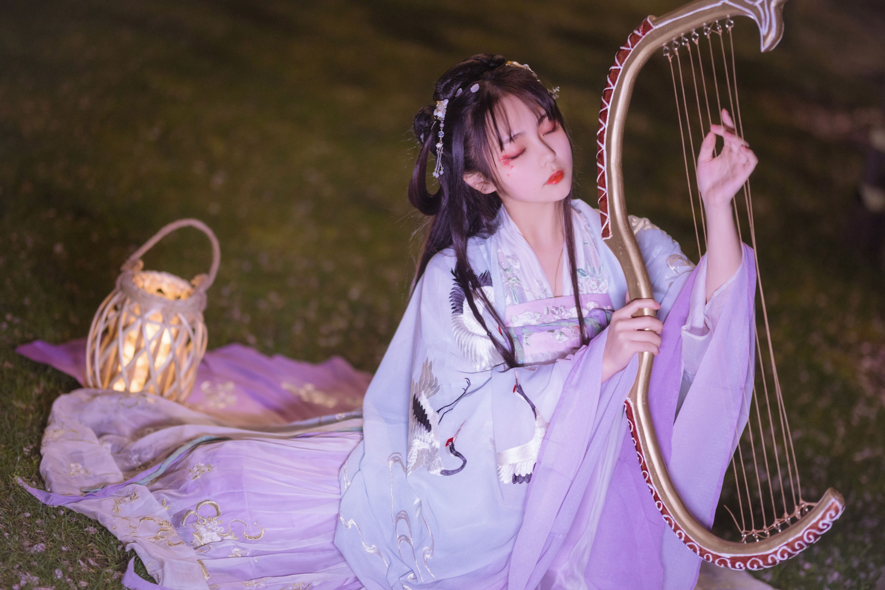 图片[4]-阡墨红尘 – 《夜樱》[20P]-COS写真在线网