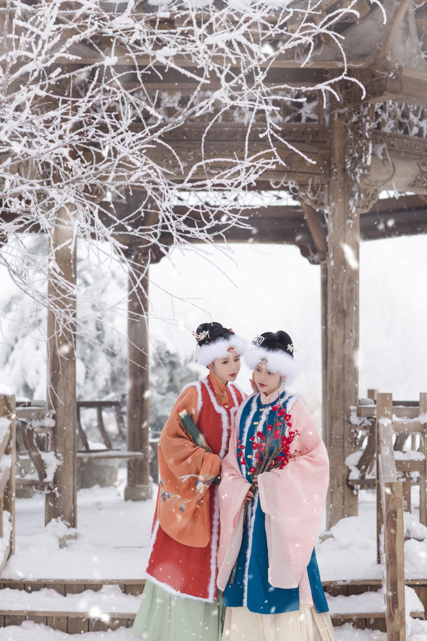 图片[3]-言欢不喝酒 沐槿cutie – 《踏雪寻梅》[26P]-COS写真在线网