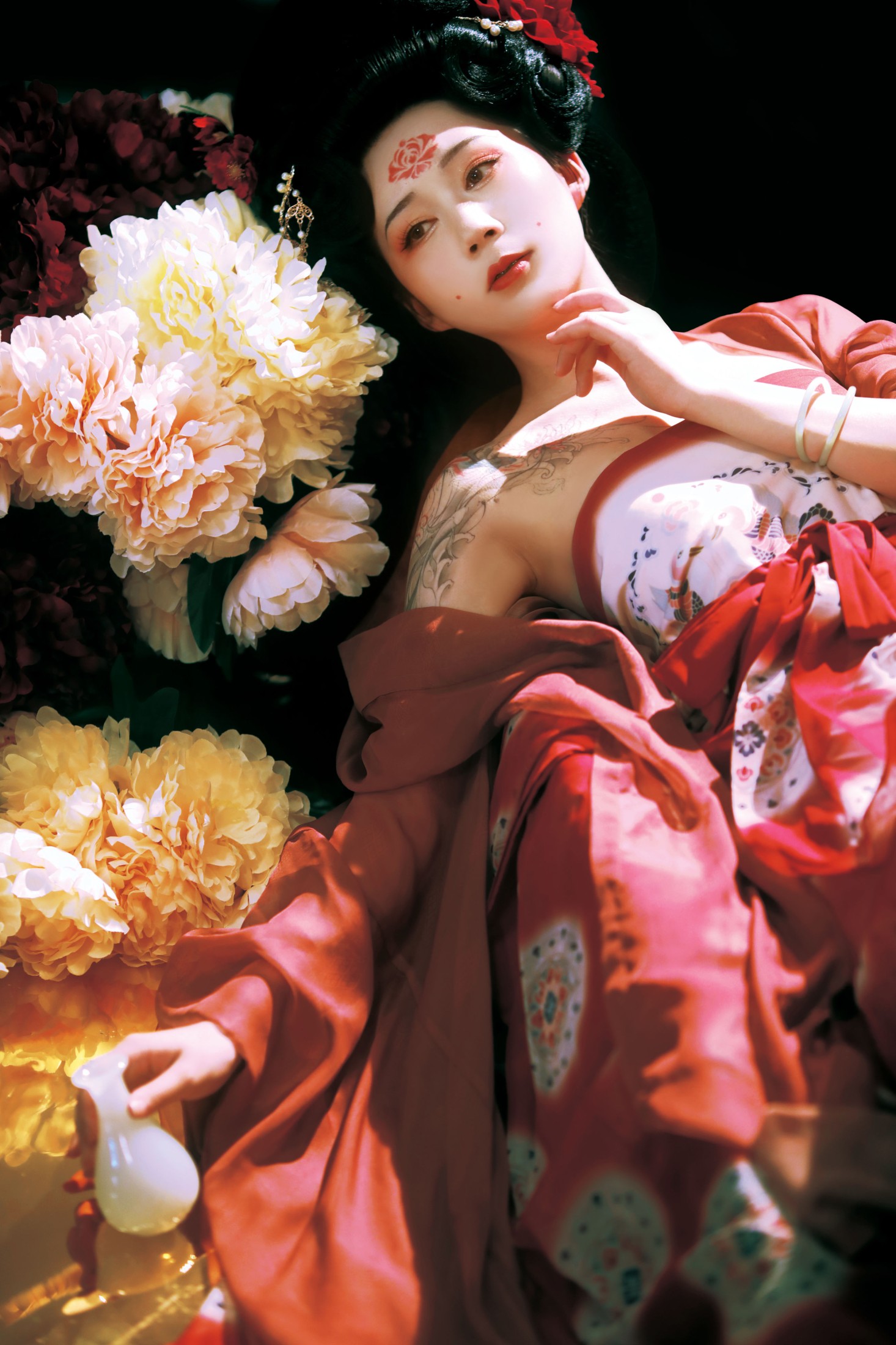 图片[3]-文鱼 – 《贵妃醉卧牡丹丛》[21P]-COS写真在线网