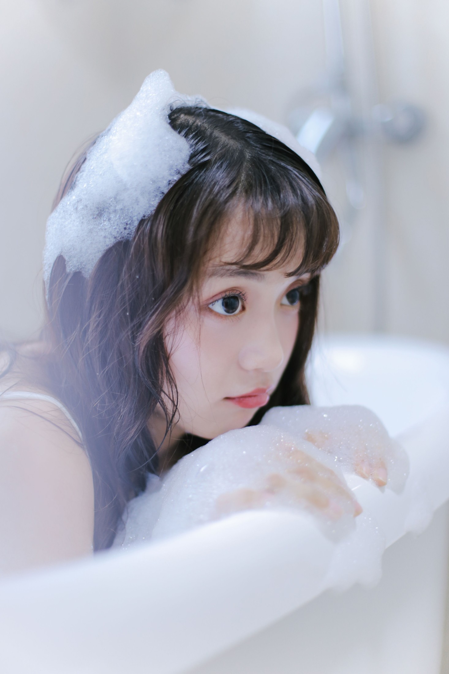 图片[3]-一条鱼尾 – 《牛奶泡泡浴》[27P]-COS写真在线网