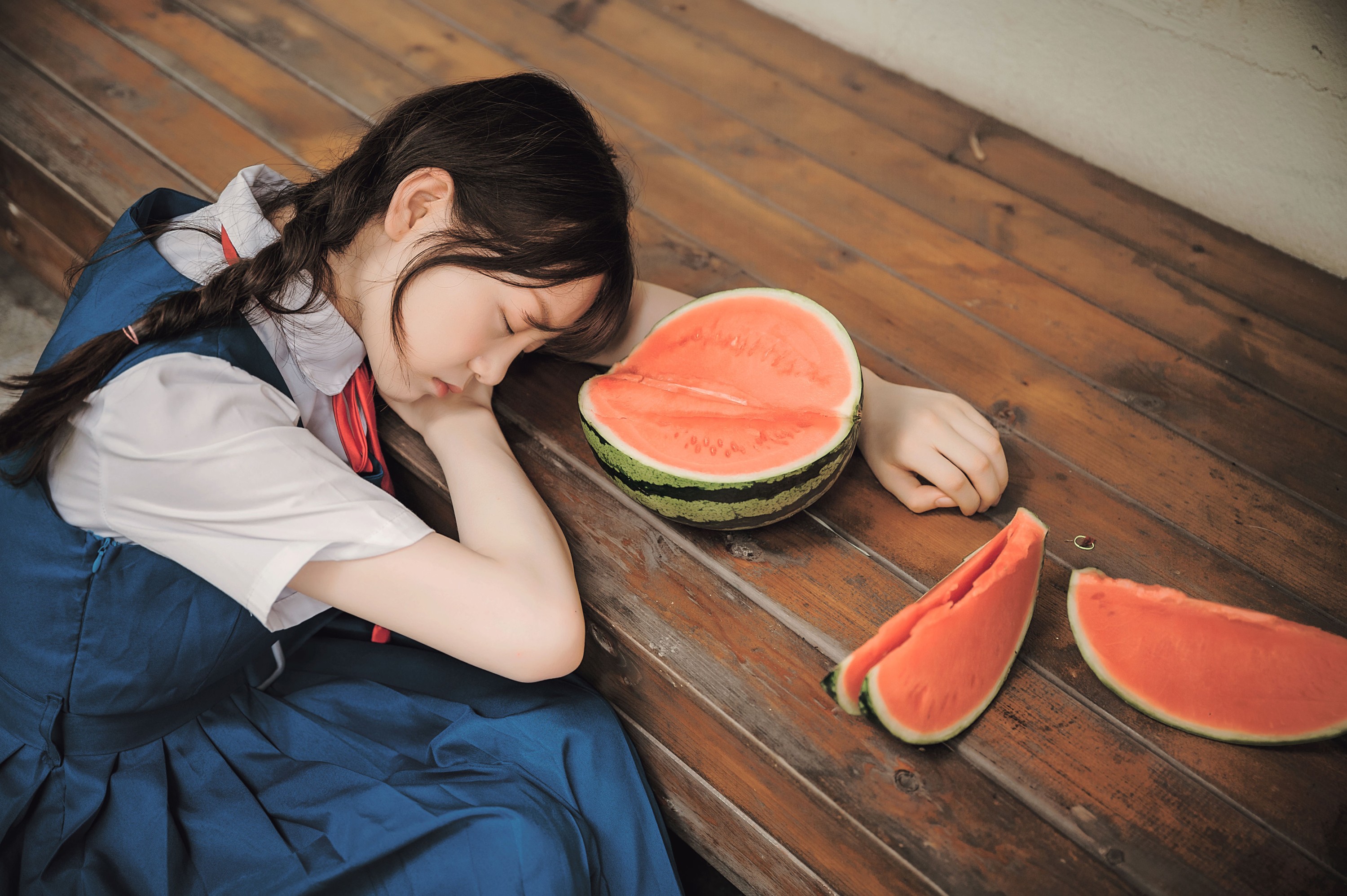 图片[5]-奶小白是金鱼 – 《有西瓜的夏天》[29P]-COS写真在线网