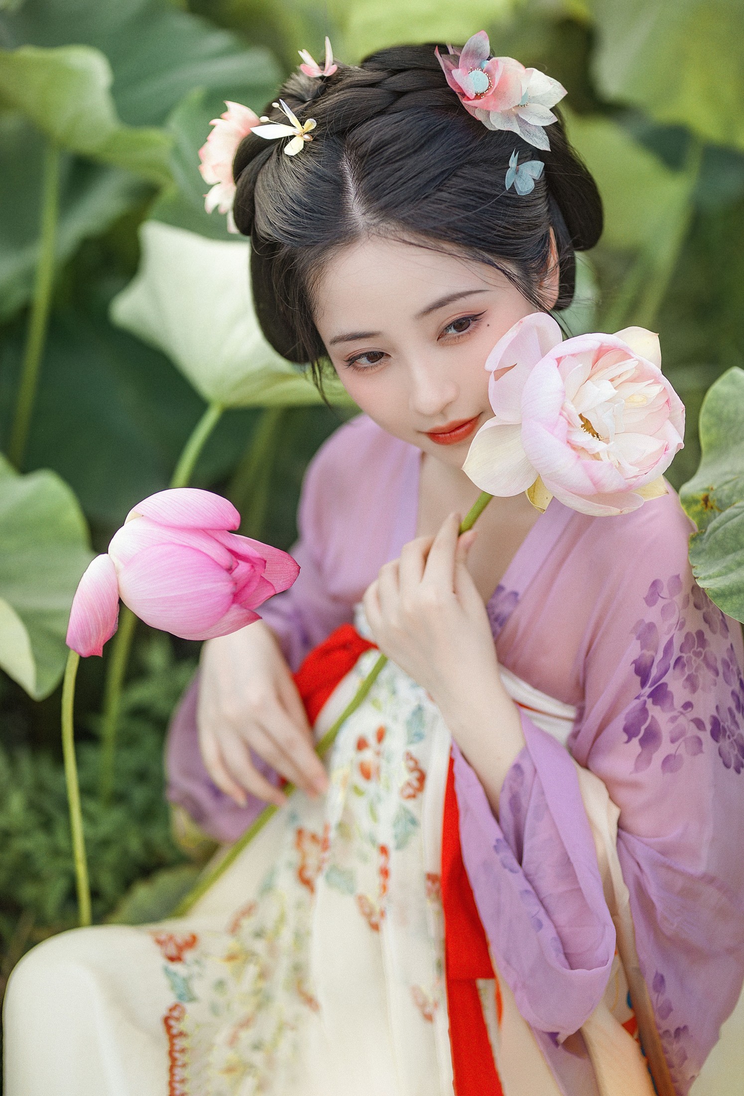 图片[4]-小温暖想要个大太阳  – 《采荷》[22P]-COS写真在线网