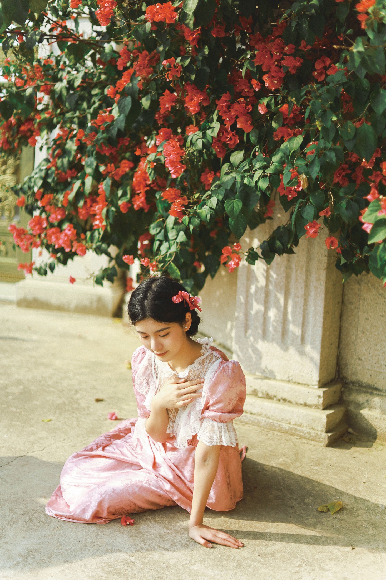 图片[4]-欣慧 – 《三角梅与少女》[21P]-COS写真在线网