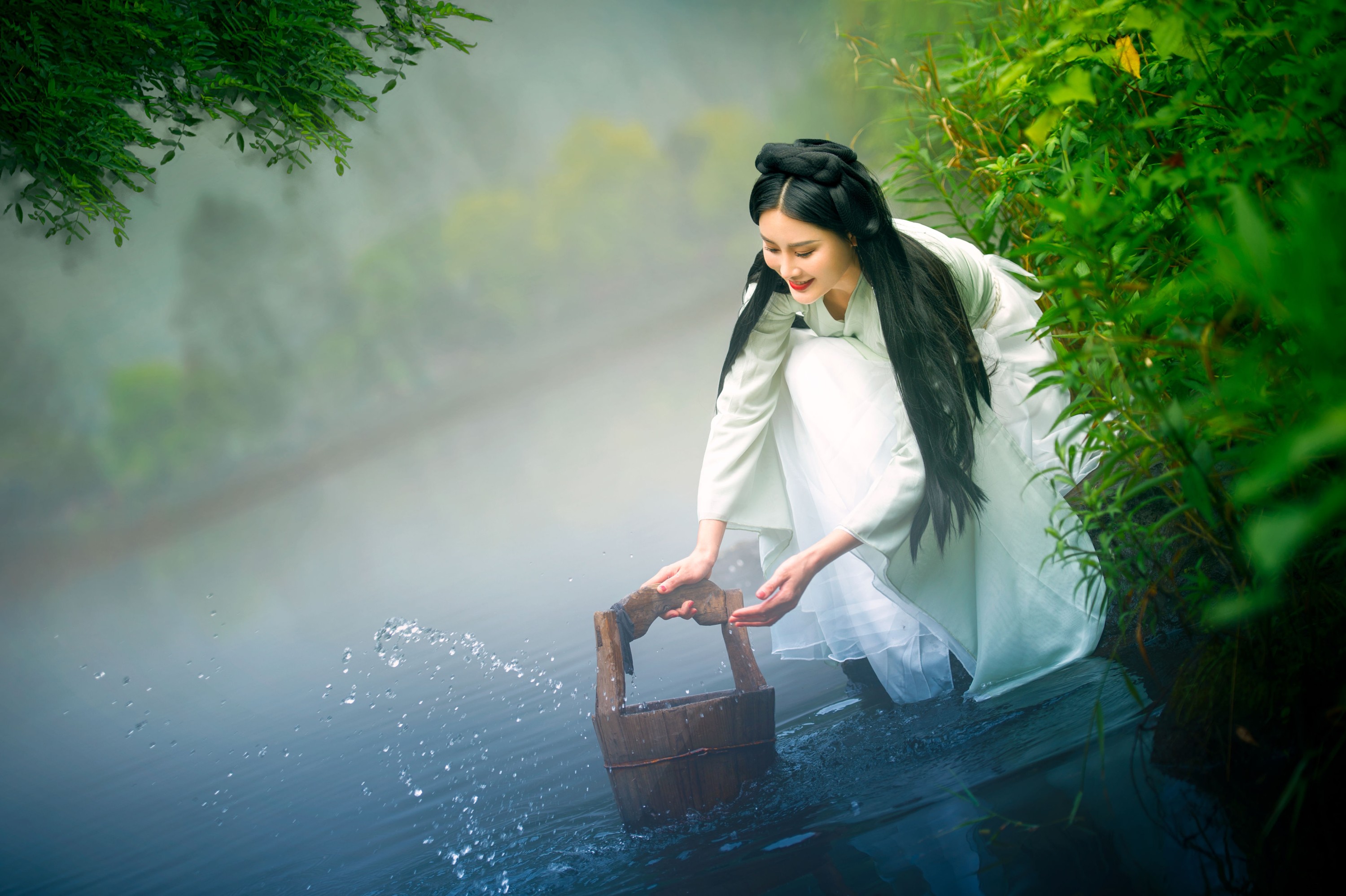 图片[5]-敏敏 – 《湖心雾渔》[28P]-COS写真在线网
