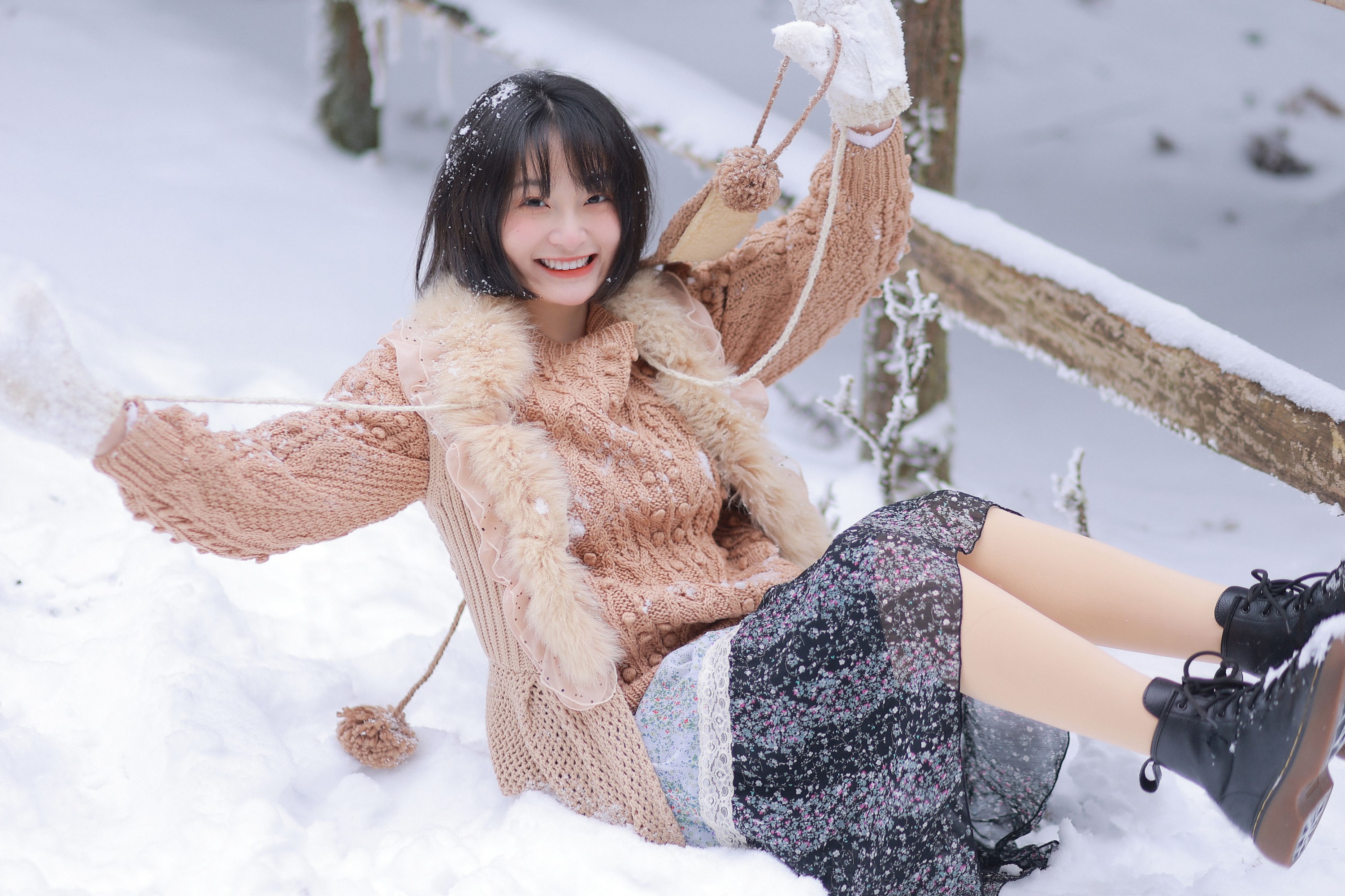 图片[4]-耳元在减肥 – 《嘿，一起来玩雪。》[26P]-COS写真在线网