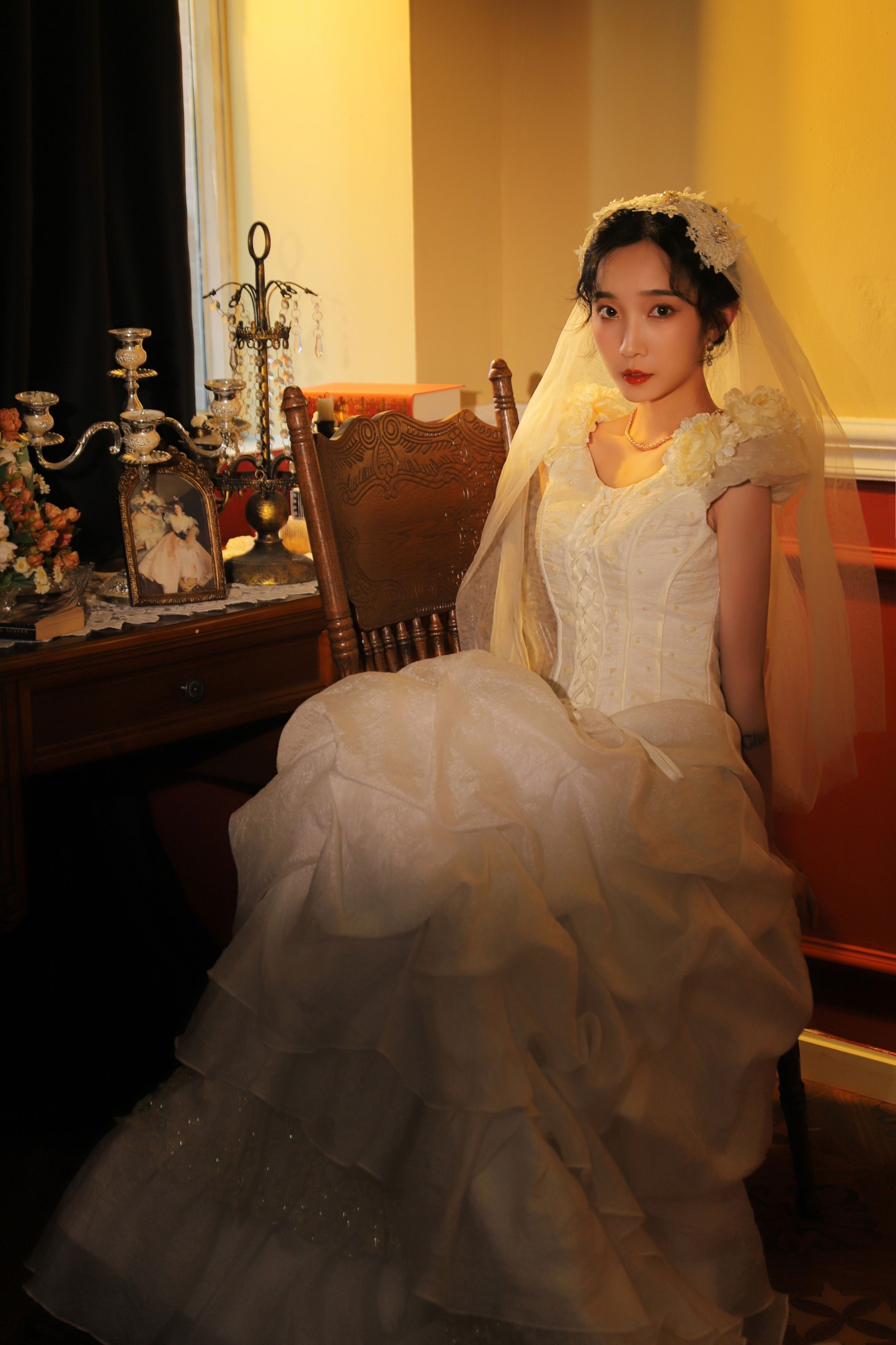 图片[5]-雷梦颖 – 《油画婚纱》[35P]-COS写真在线网