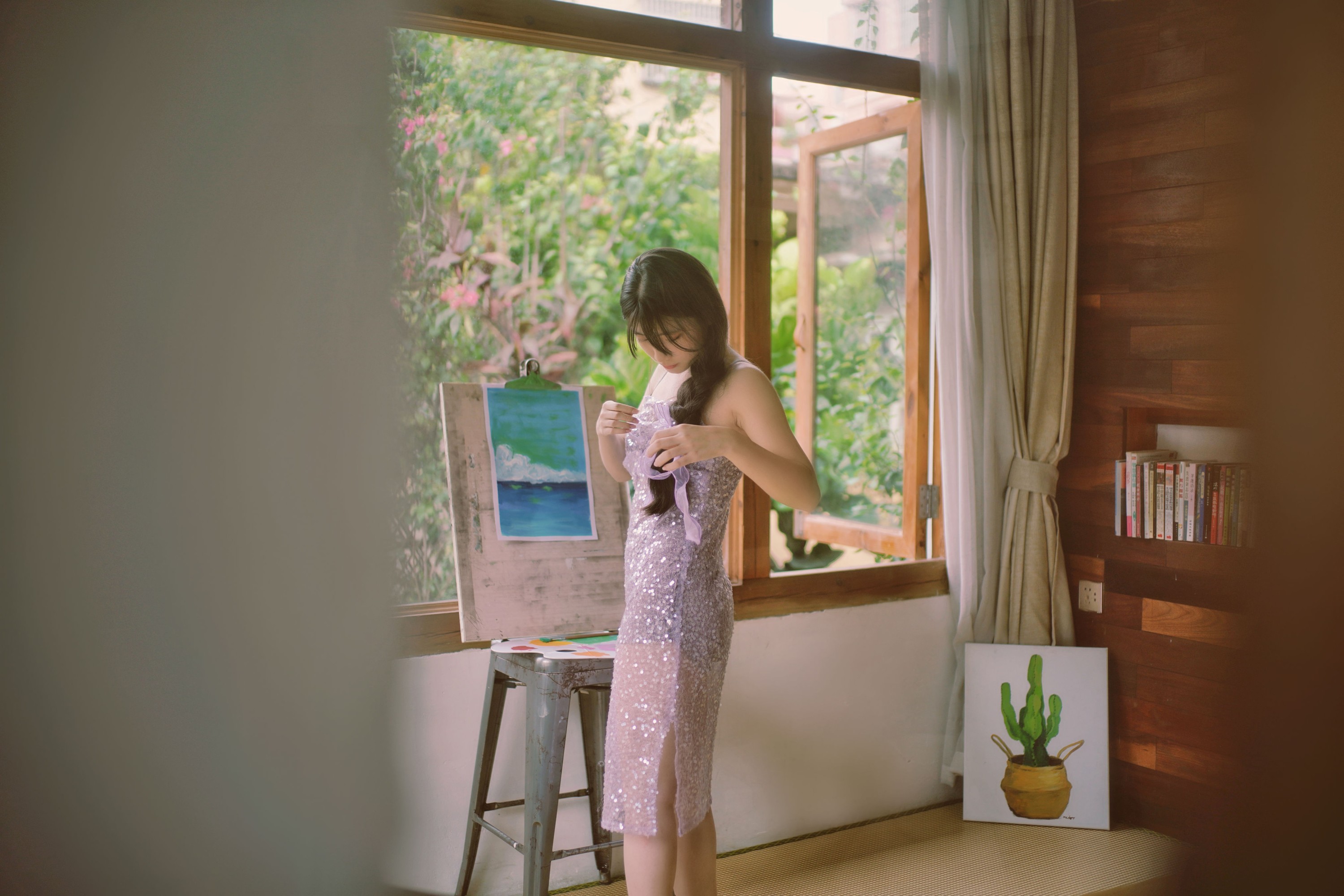 图片[5]-苏柒 – 《十七岁少女的画室》[24P]-COS写真在线网