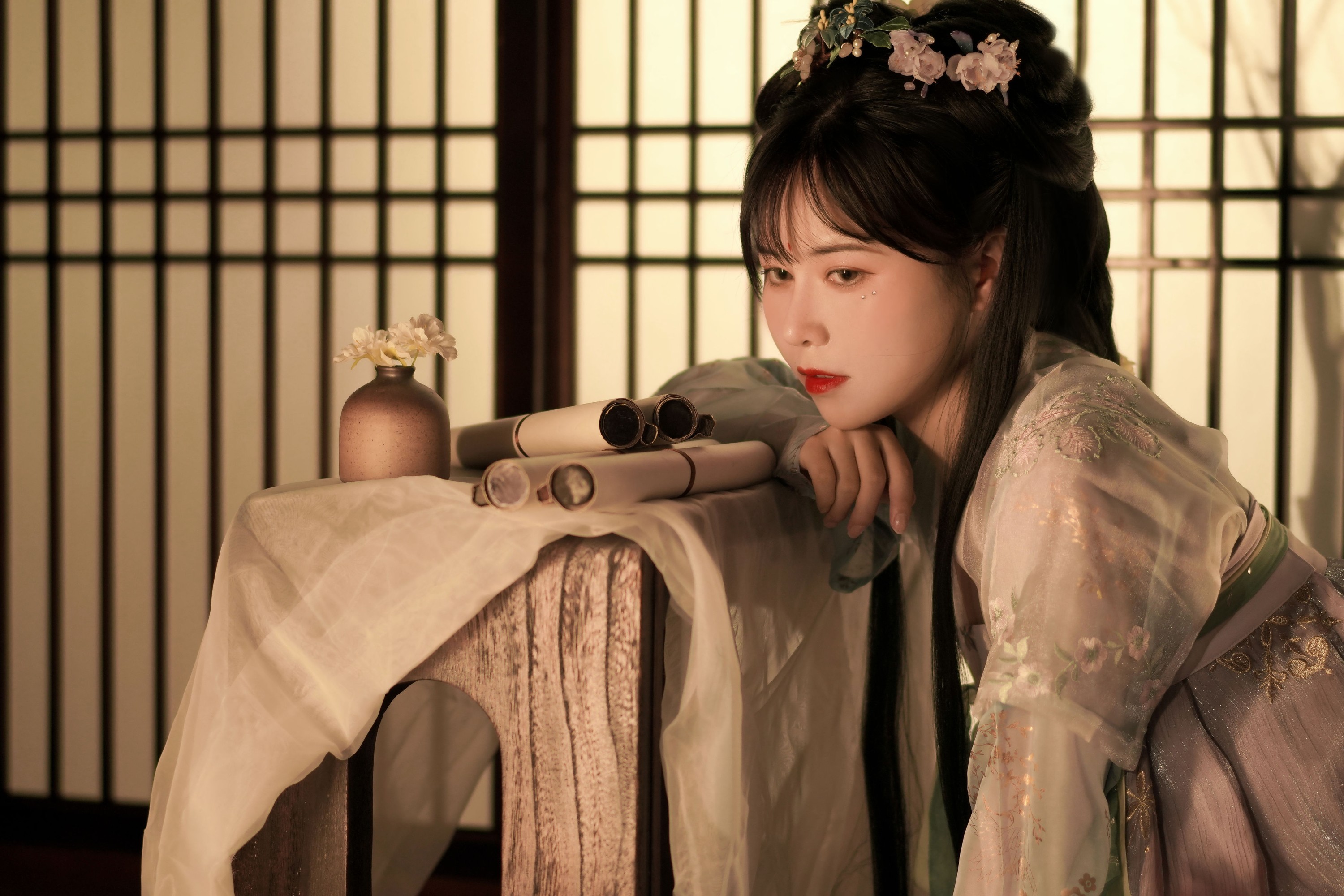 图片[5]-鹤鸣之应- – 《画中仙》[24P]-COS写真在线网