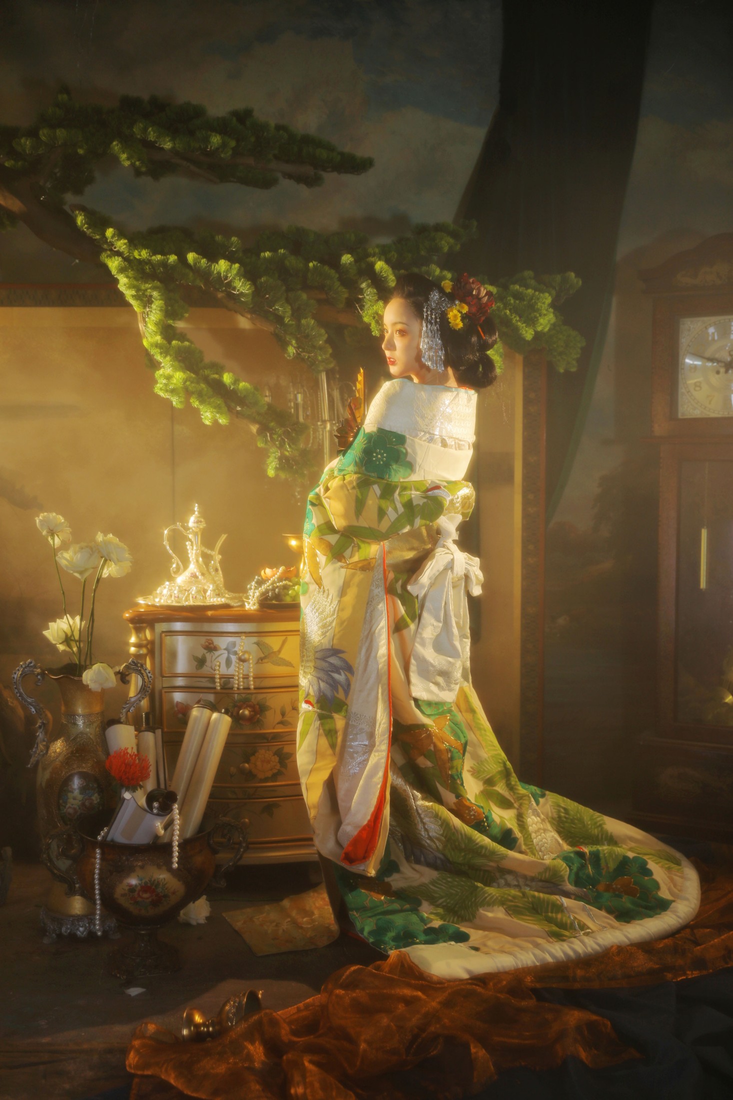 图片[4]-天晴后的樱花花 – 《富贵迷人》[30P]-COS写真在线网