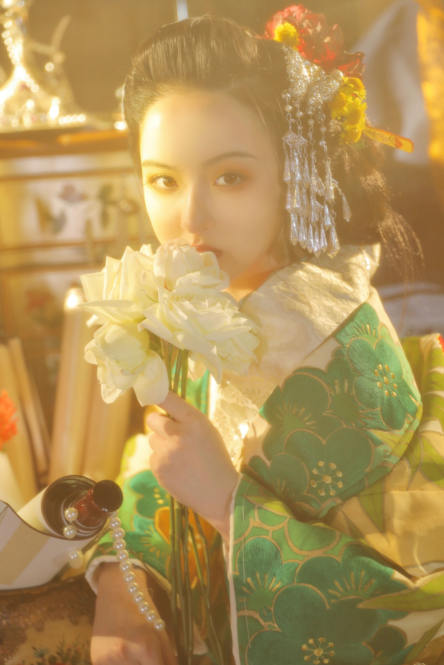 图片[3]-天晴后的樱花花 – 《富贵迷人》[30P]-COS写真在线网
