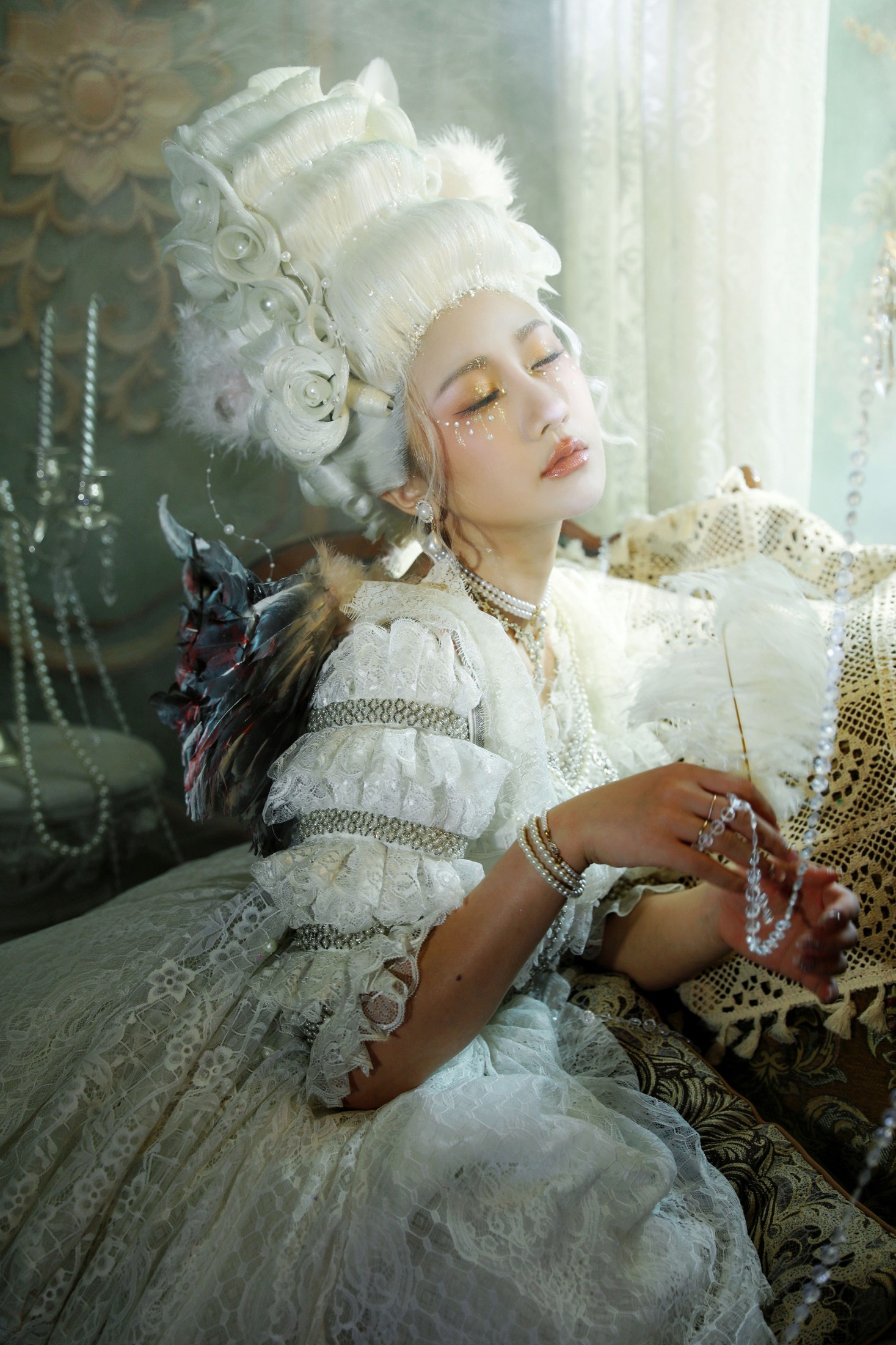 图片[3]-啊颜不咸 – 《白玫瑰魔女》[21P]-COS写真在线网