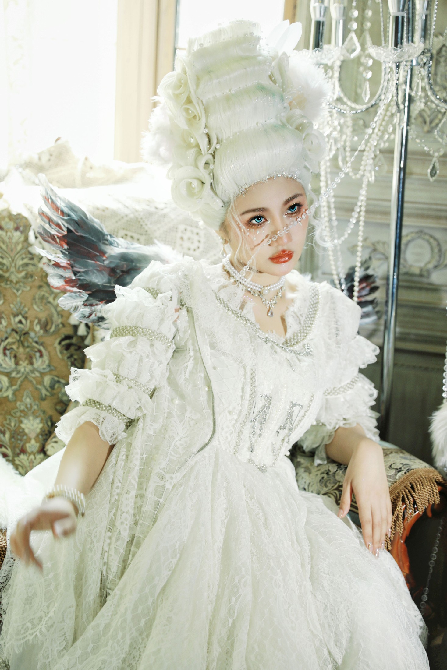 图片[4]-啊颜不咸 – 《白玫瑰魔女》[21P]-COS写真在线网