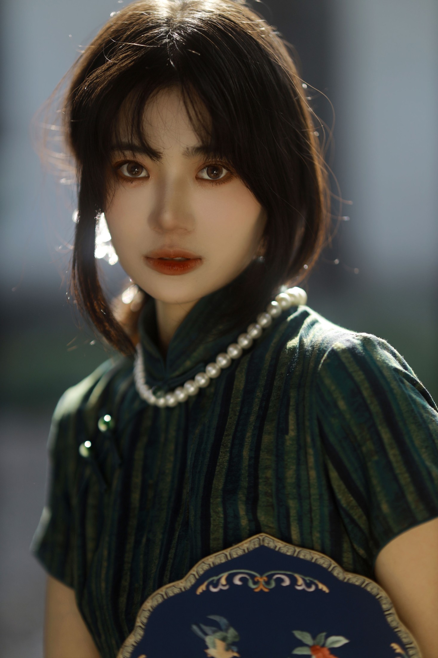 图片[3]-Elikaka – 《绿意旗袍》[36P]-COS写真在线网
