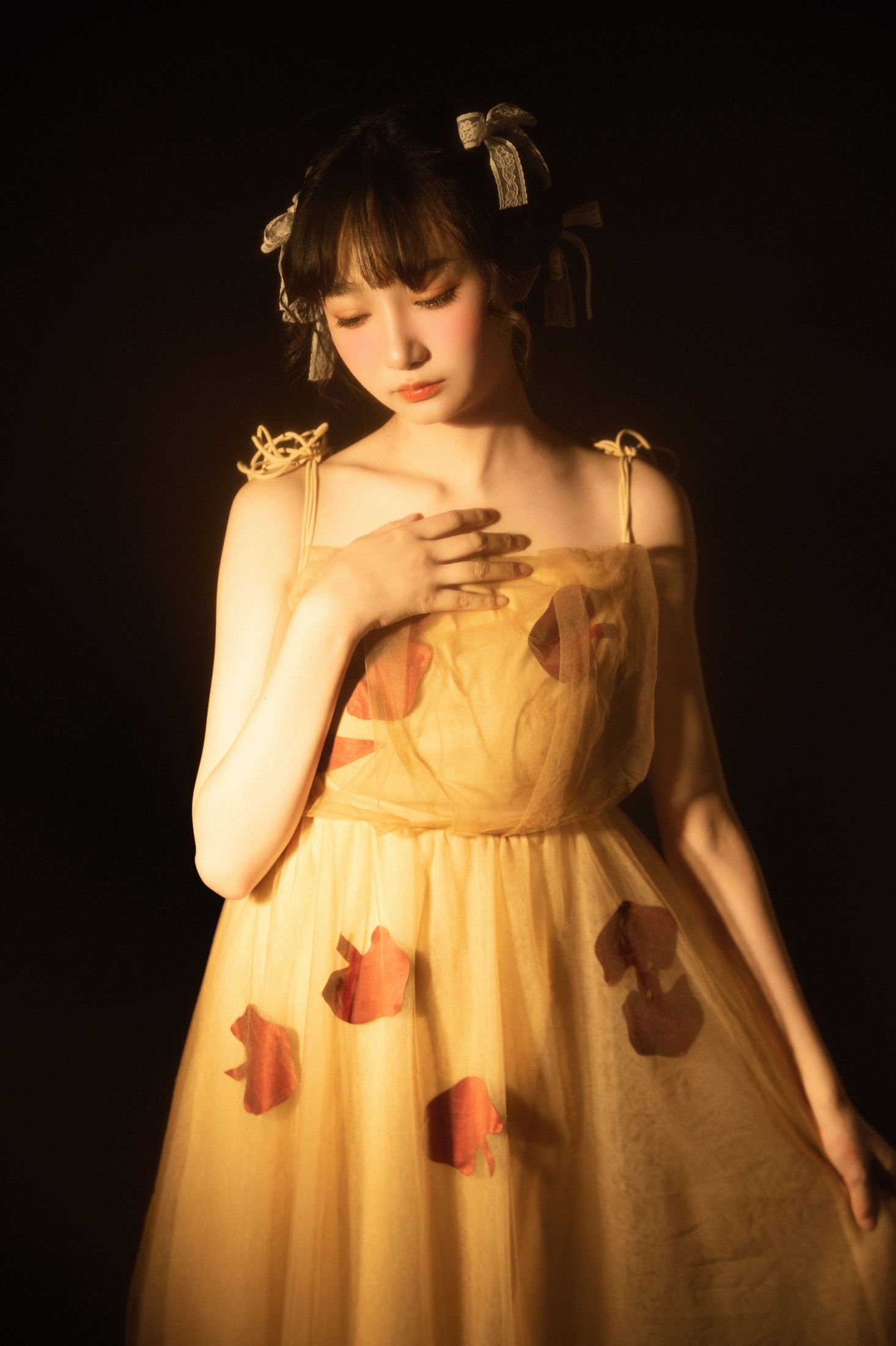 图片[4]-阿瑶 – 《油画向日葵》[22P]-COS写真在线网
