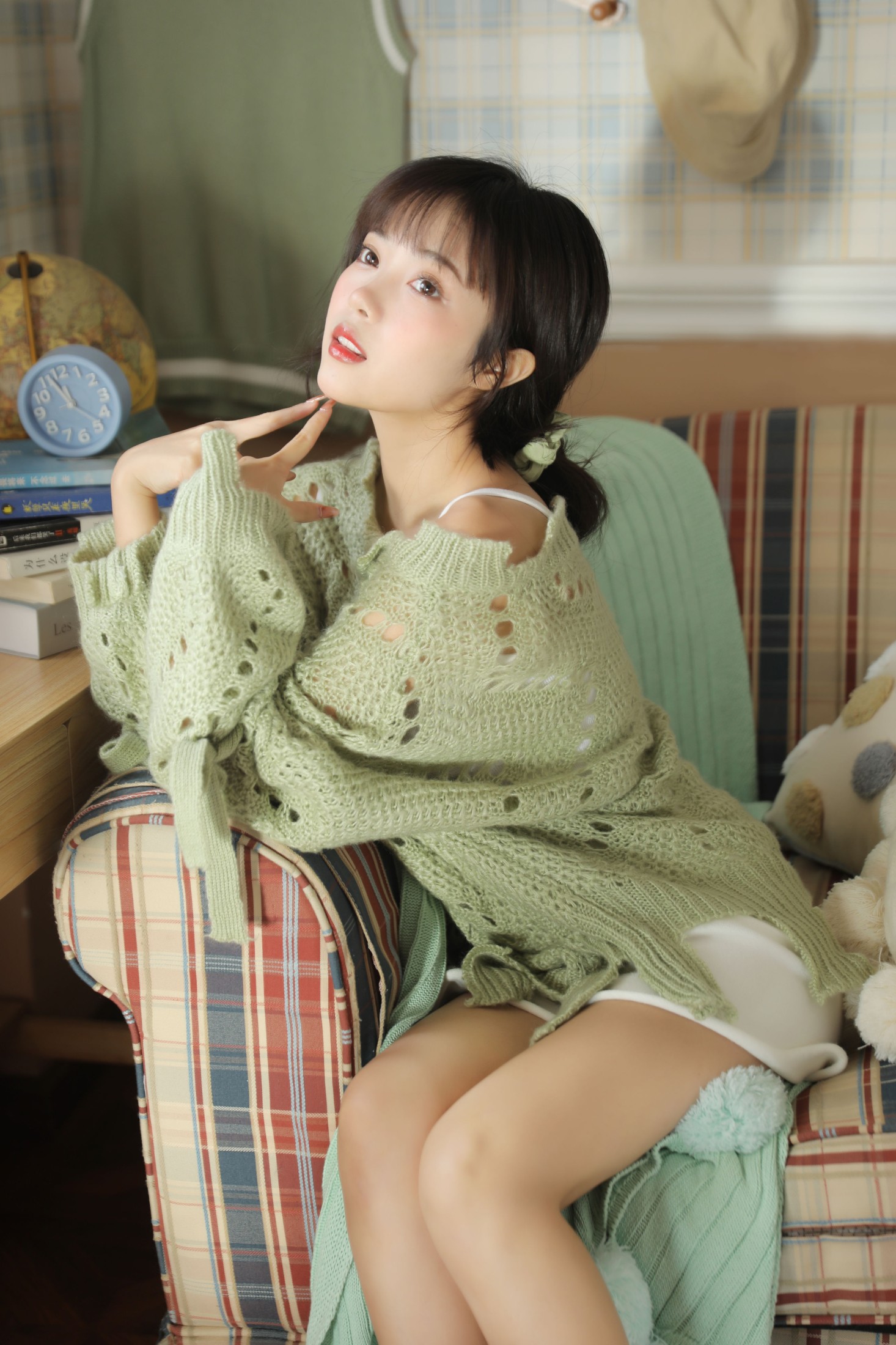 图片[3]-小薇人儿 – 《珍珠与绿闸》[40P]-COS写真在线网