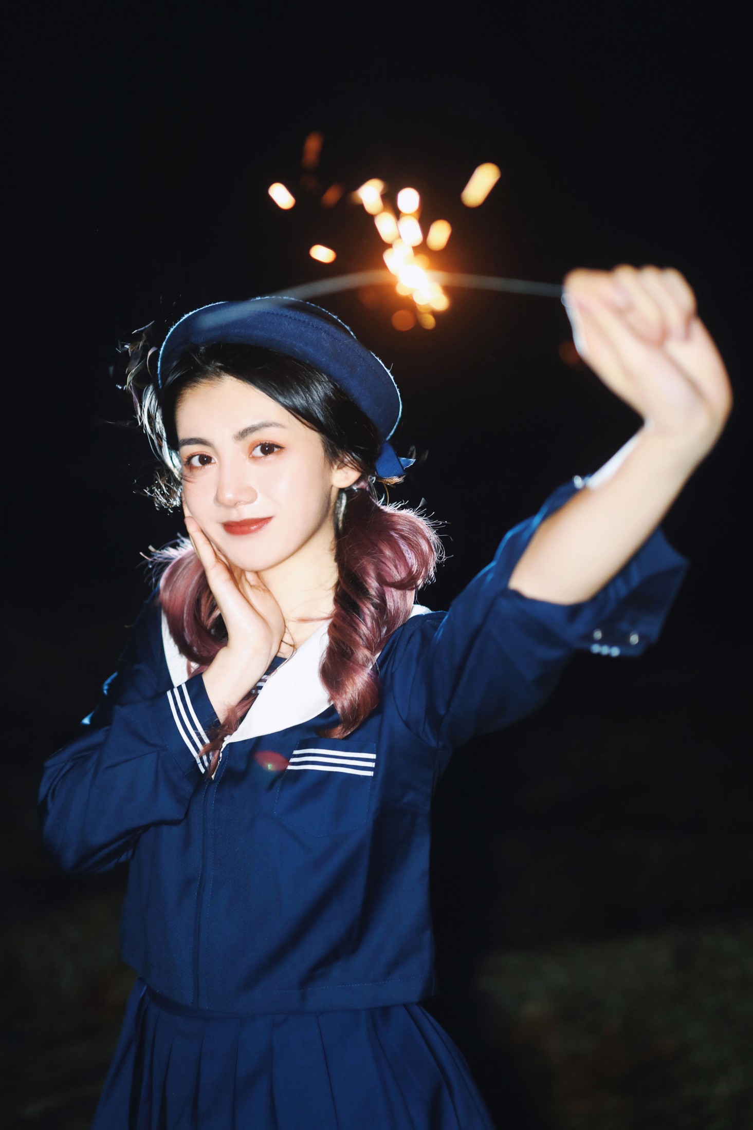 图片[4]-茜akane – 《无人海滩的烟火》[25P]-COS写真在线网