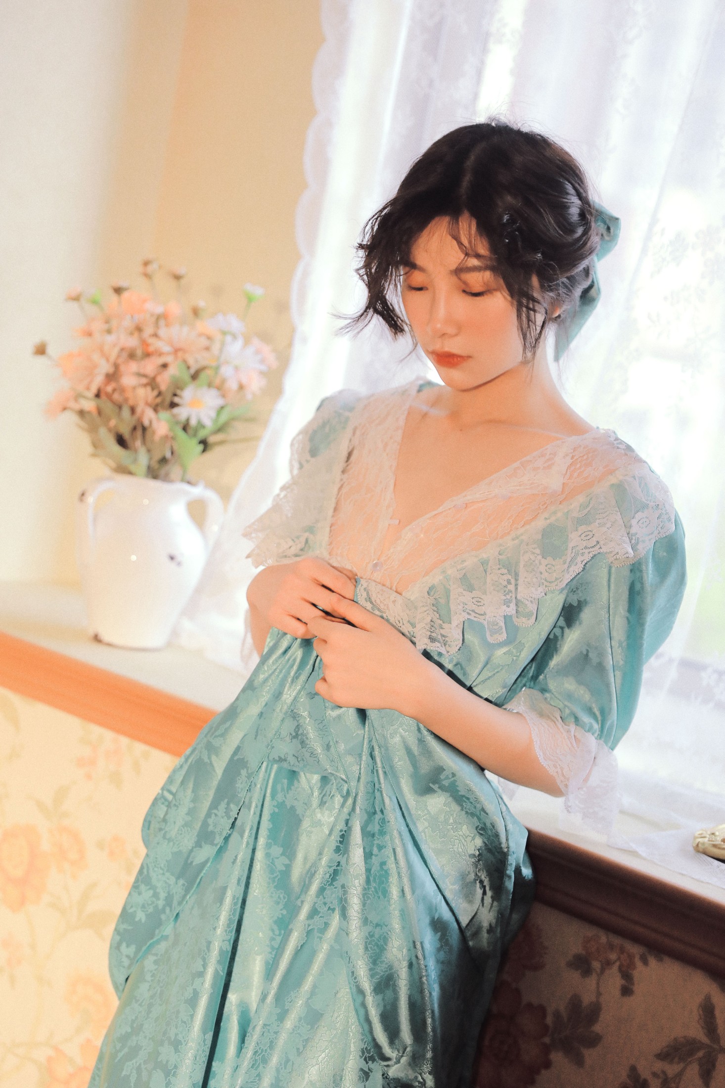 图片[4]-桃芊鱼 – 《窗边少女》[35P]-COS写真在线网