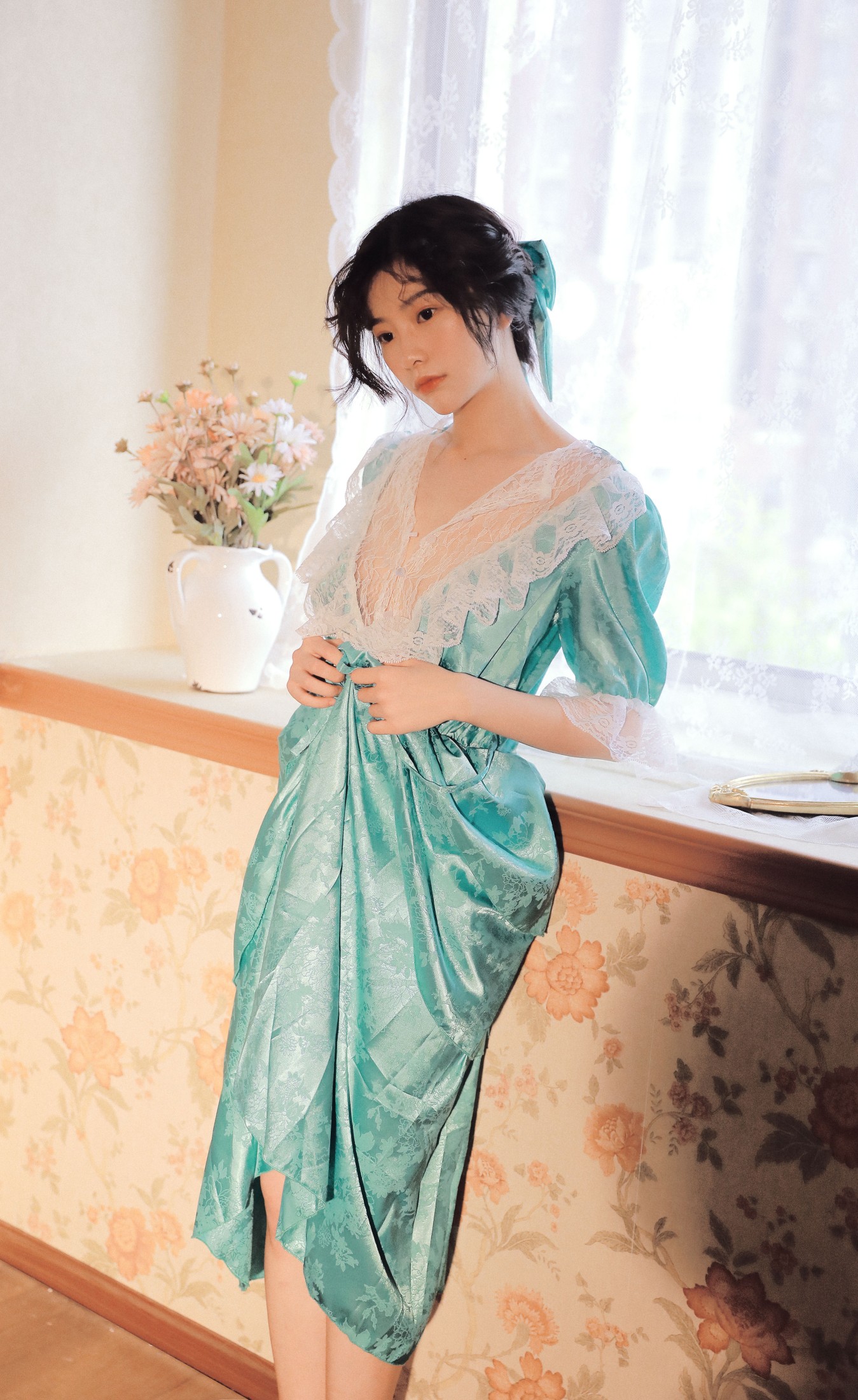 图片[3]-桃芊鱼 – 《窗边少女》[35P]-COS写真在线网